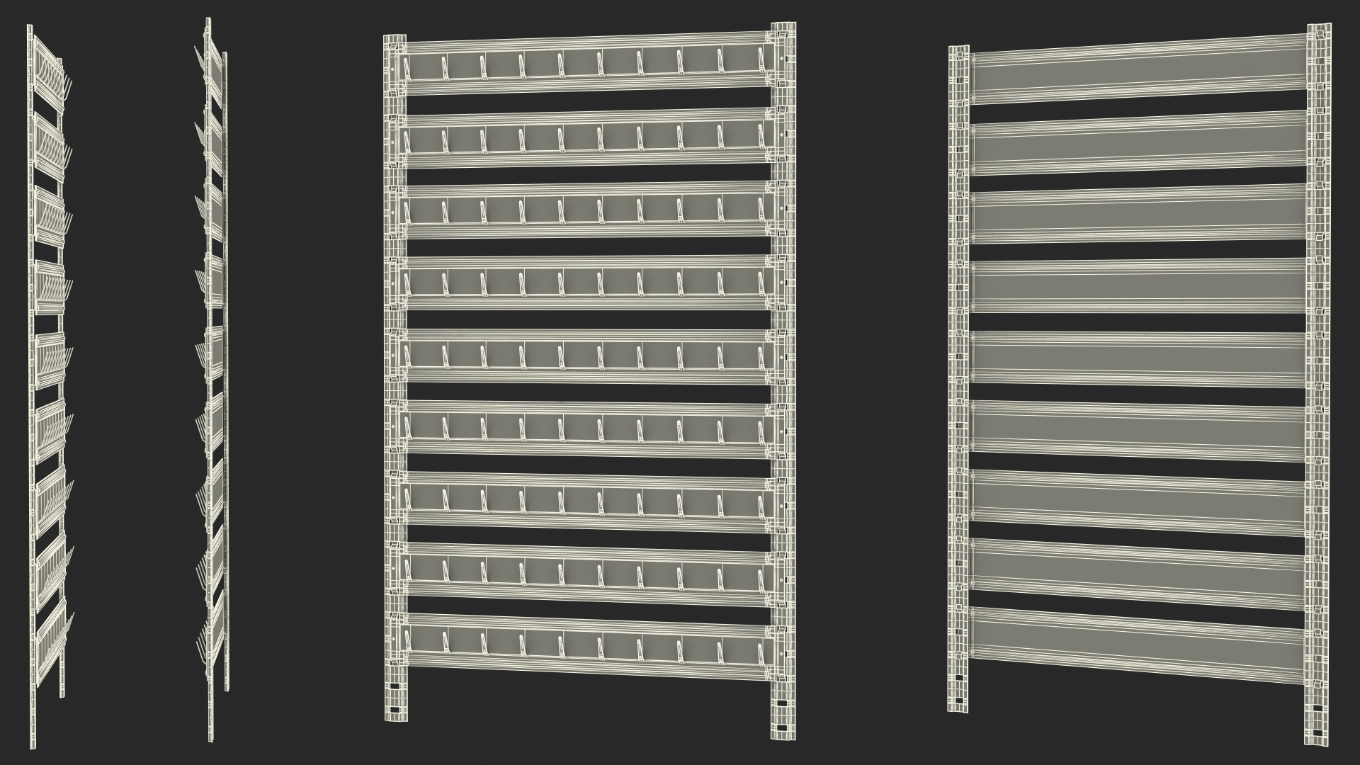 Industrial Key Rack 3D model