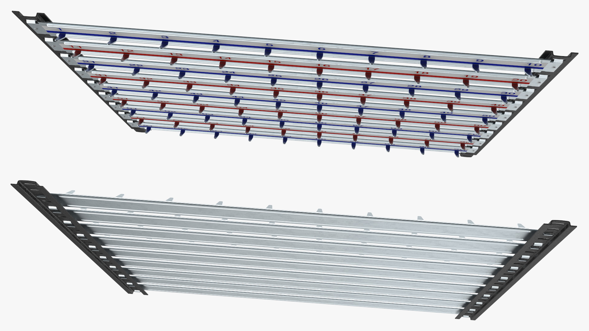 Industrial Key Rack 3D model