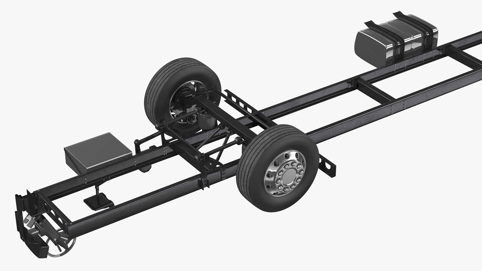 3D Bus Chassis Generic Rigged