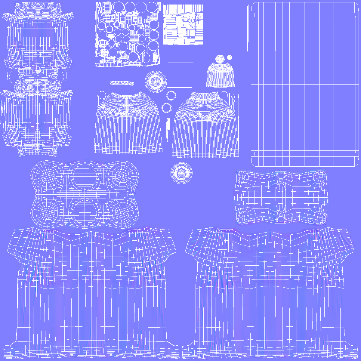 Evian Mineral Water 750ml 6 Bottle Pack 3D model