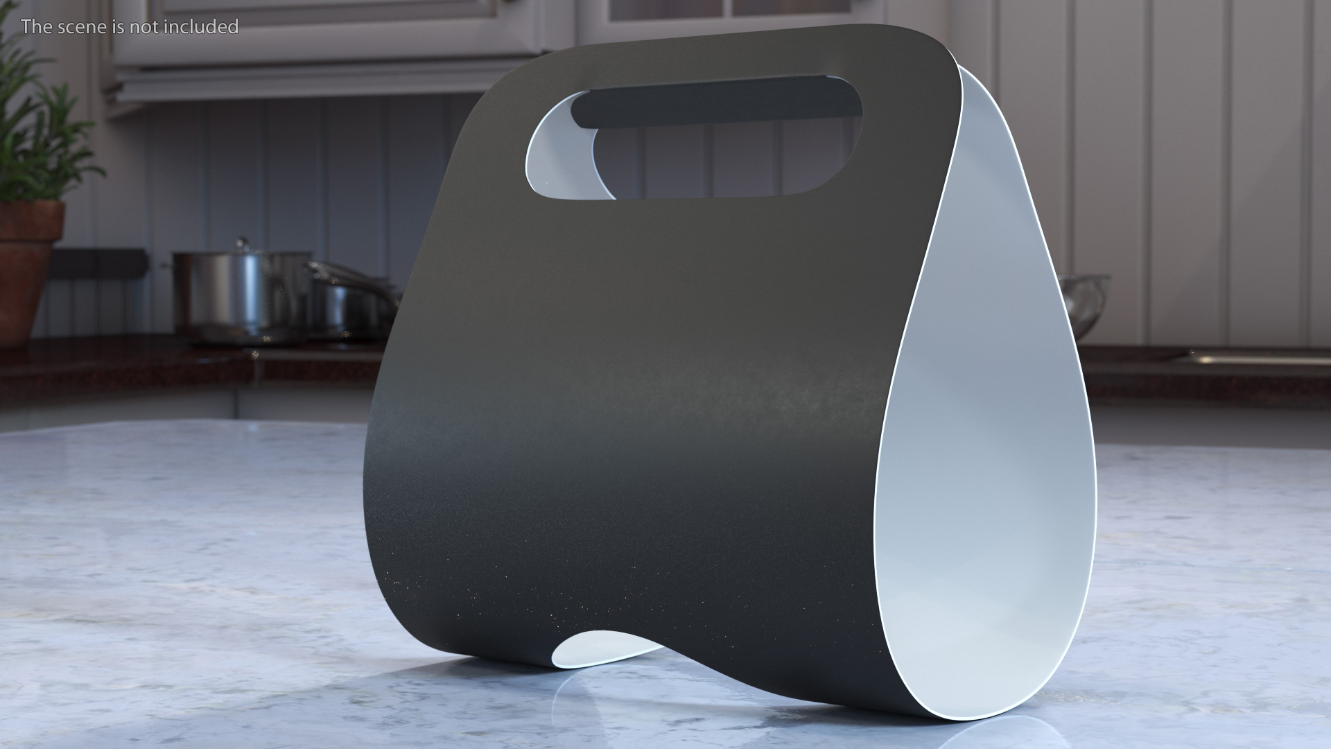 Take Away Cup Holder Single Cup Black 3D