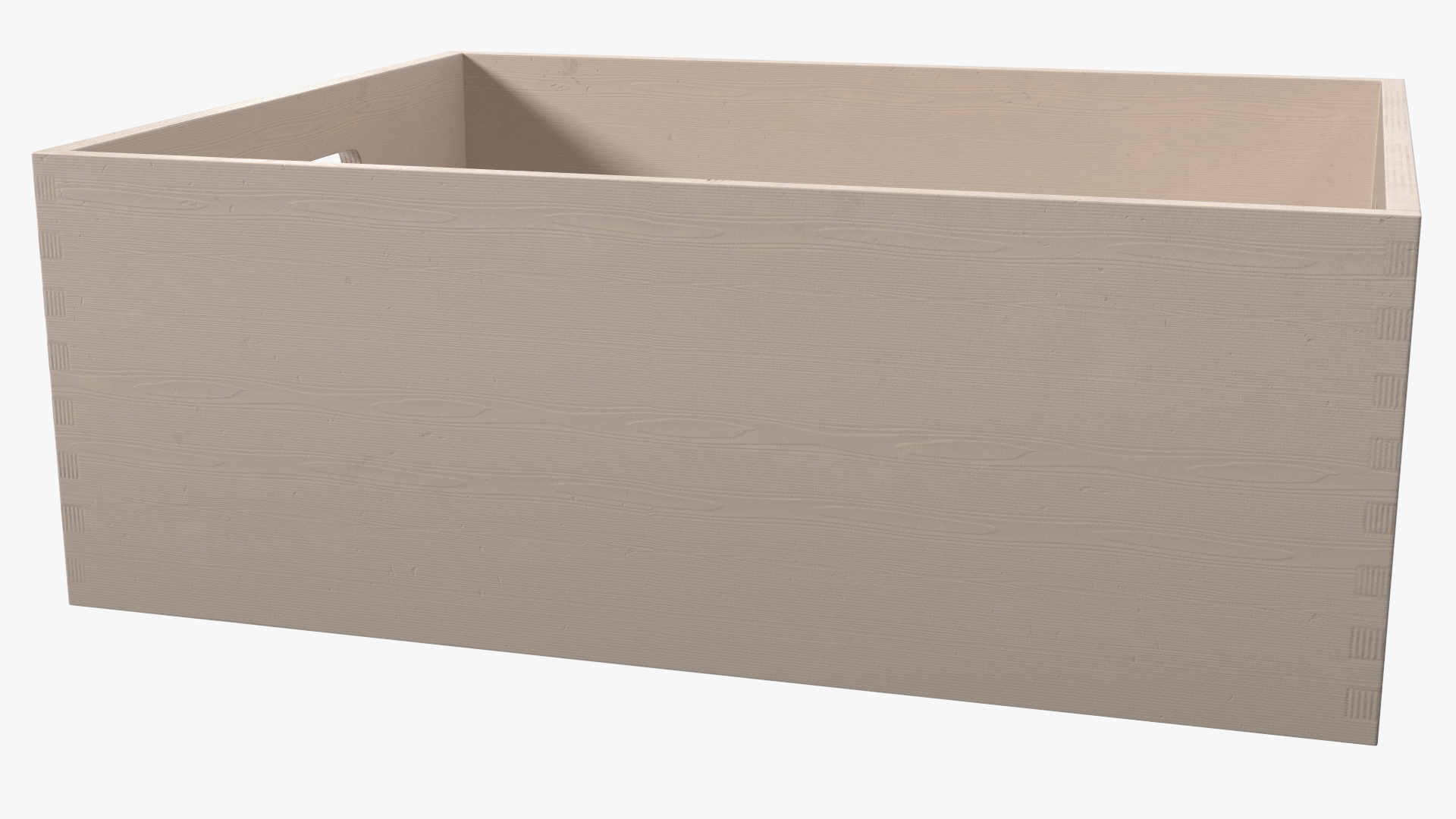 3D model Wooden Box