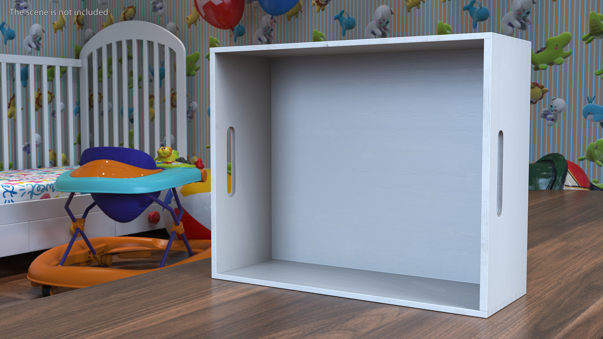 3D model Wooden Box