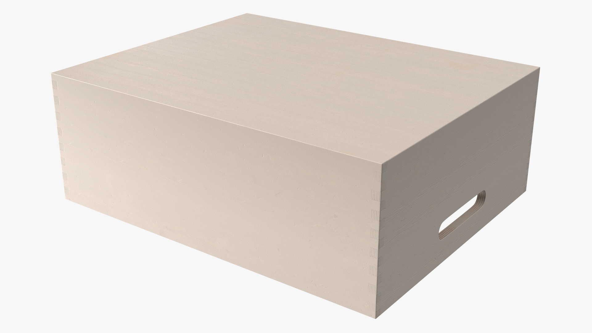3D model Wooden Box
