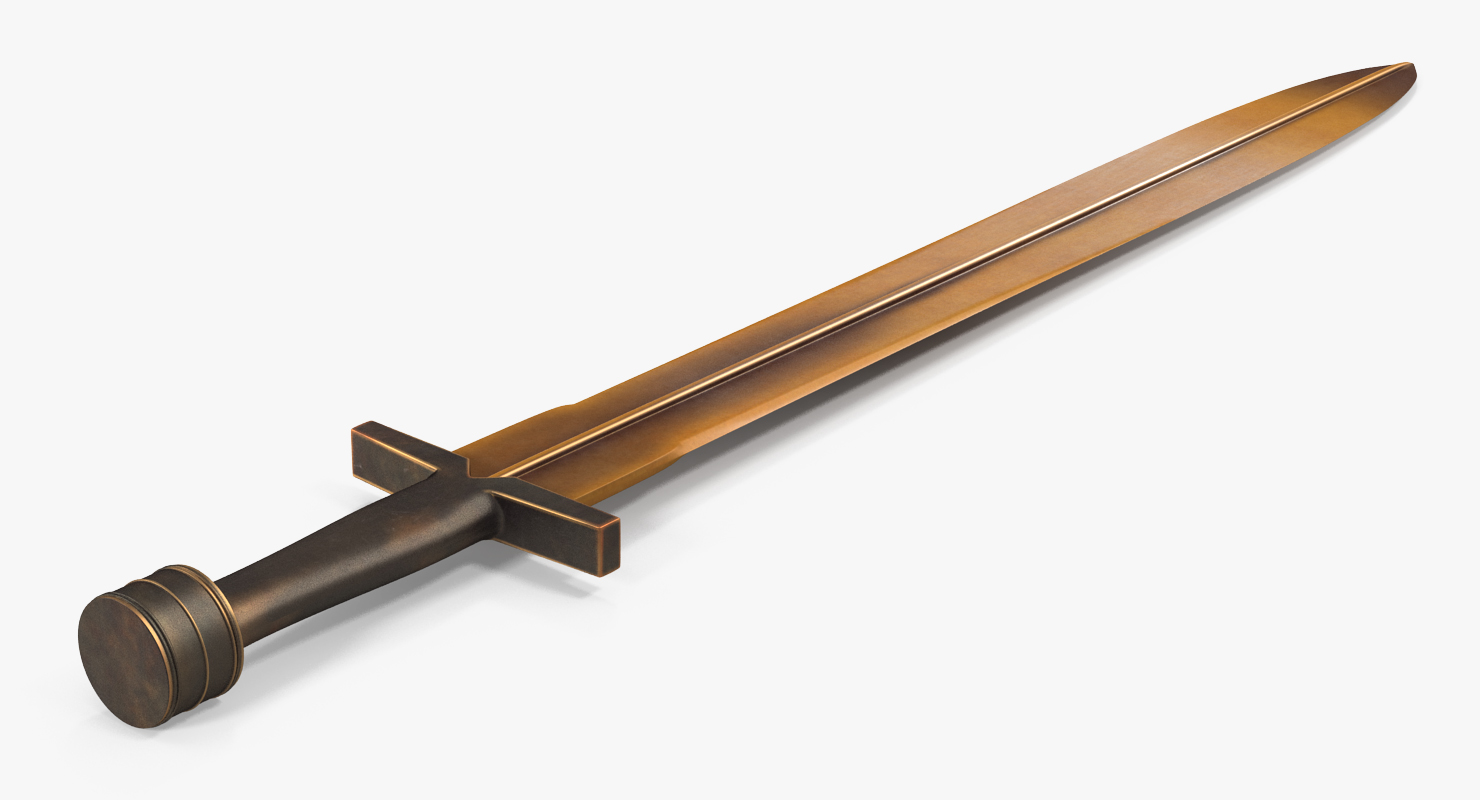 3D Greek Xiphos Sword model