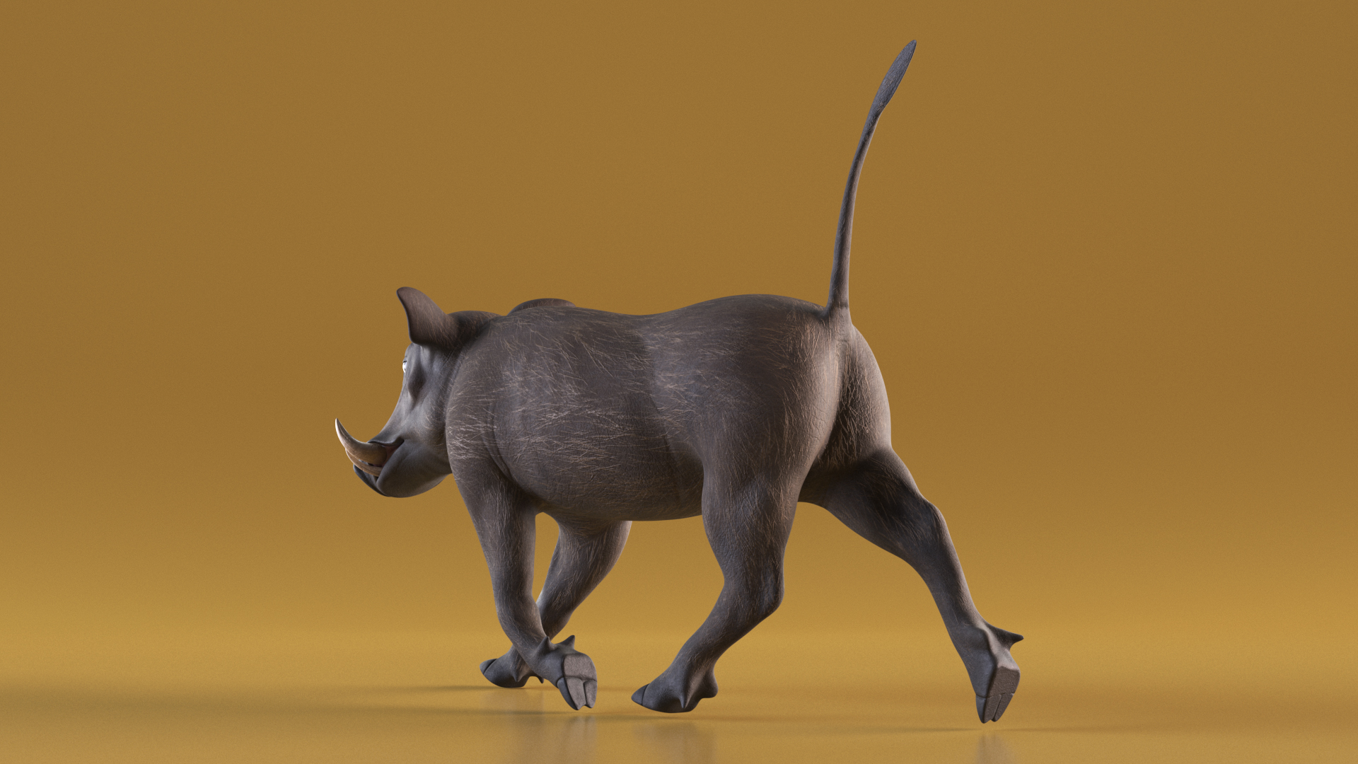 3D model Phacochoerus Africanus Walking Pose