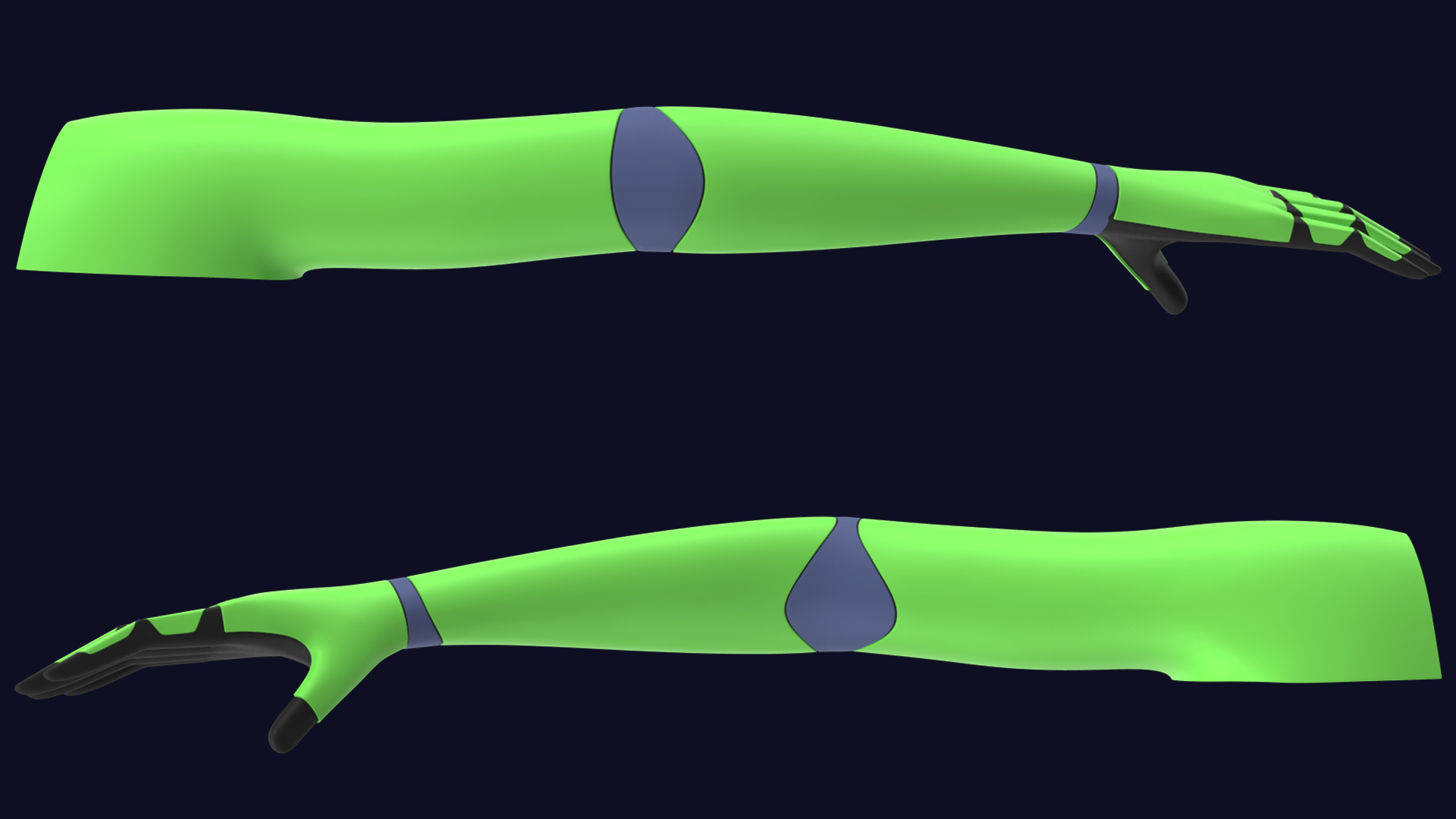 3D model Robotic Humanoid Arm