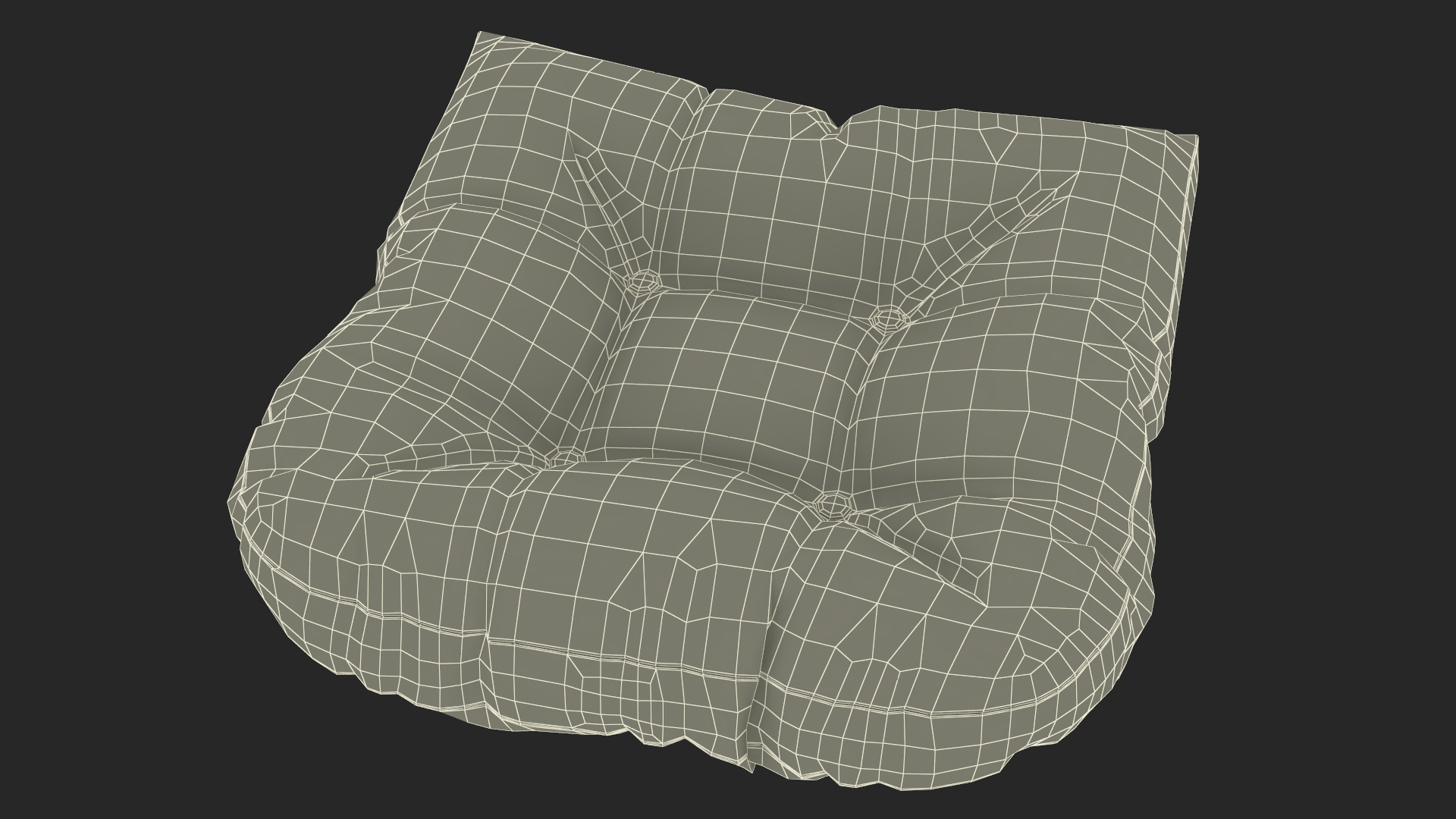 3D model Outdoor Chair Pillow