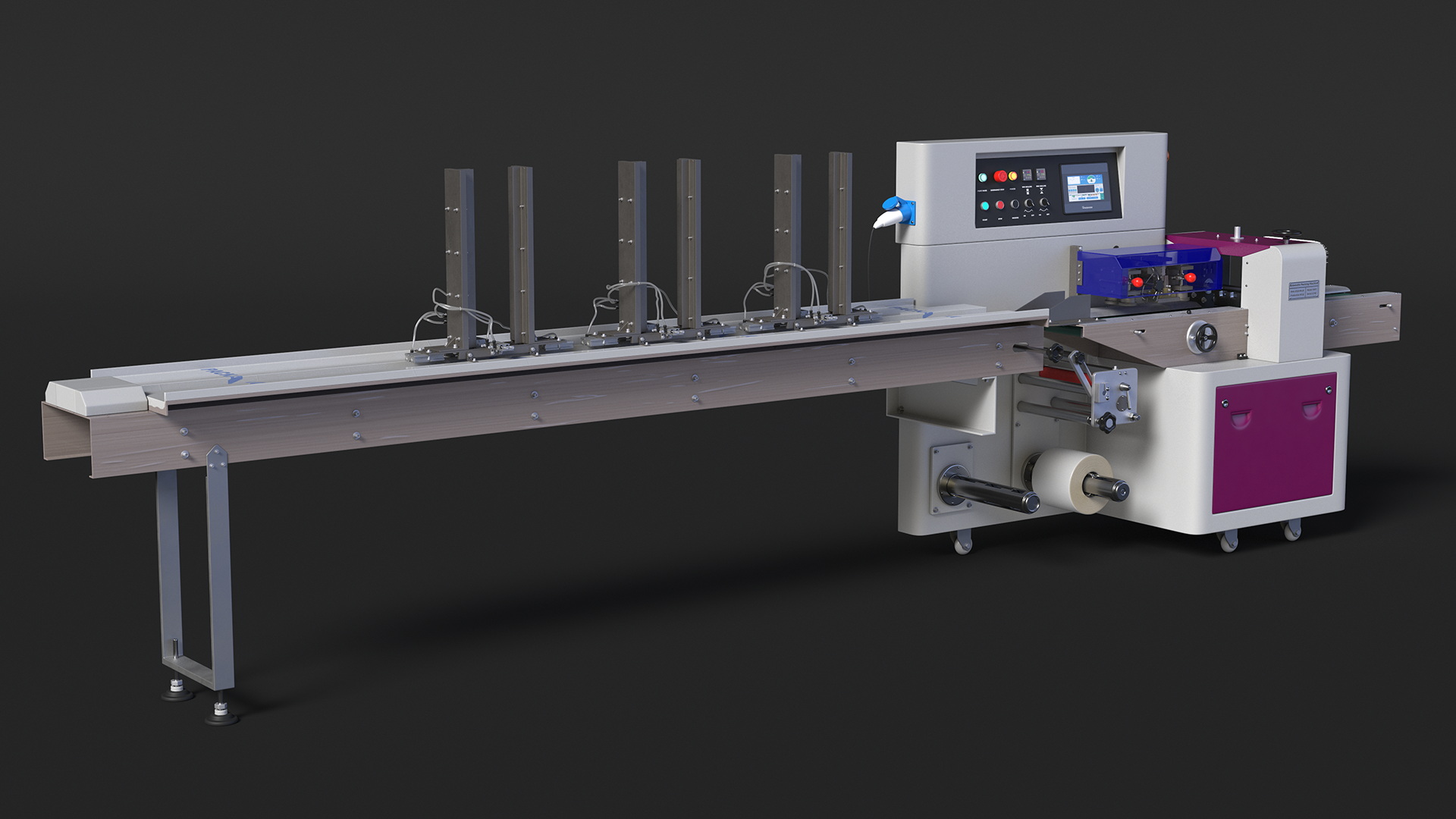 Automatic Packing Line Machine Fur 3D model