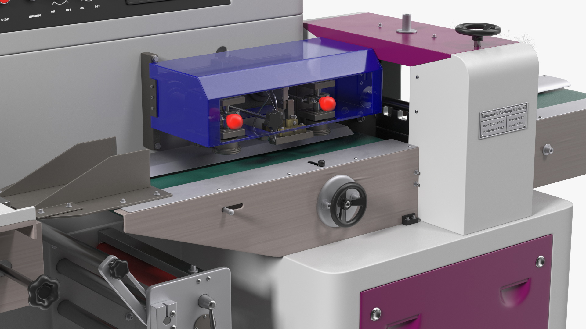 Automatic Packing Line Machine Fur 3D model