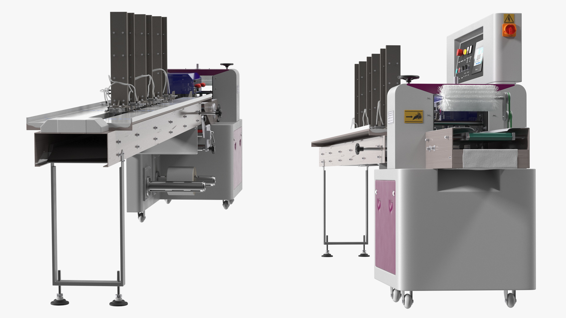 Automatic Packing Line Machine Fur 3D model