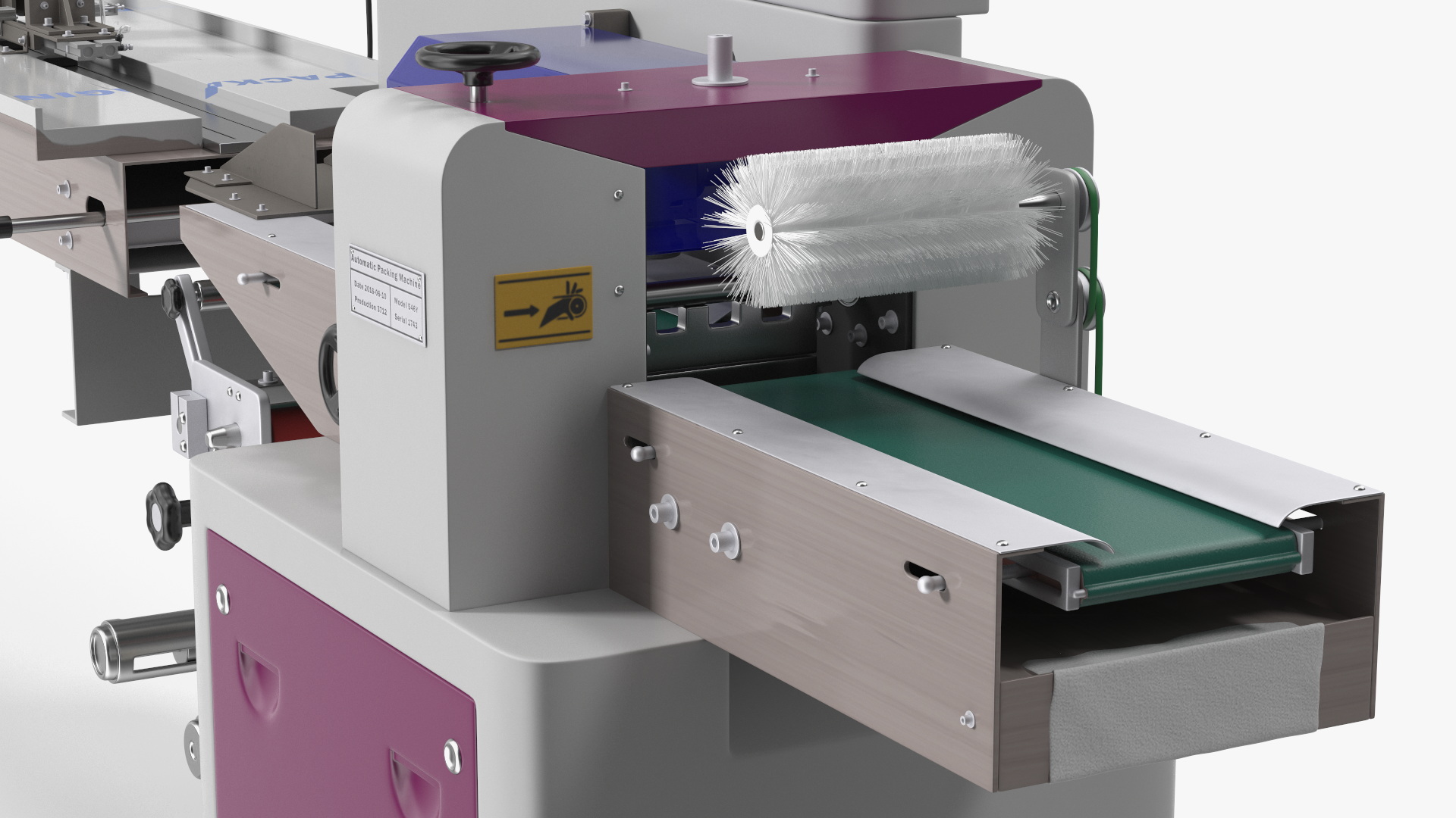 Automatic Packing Line Machine Fur 3D model