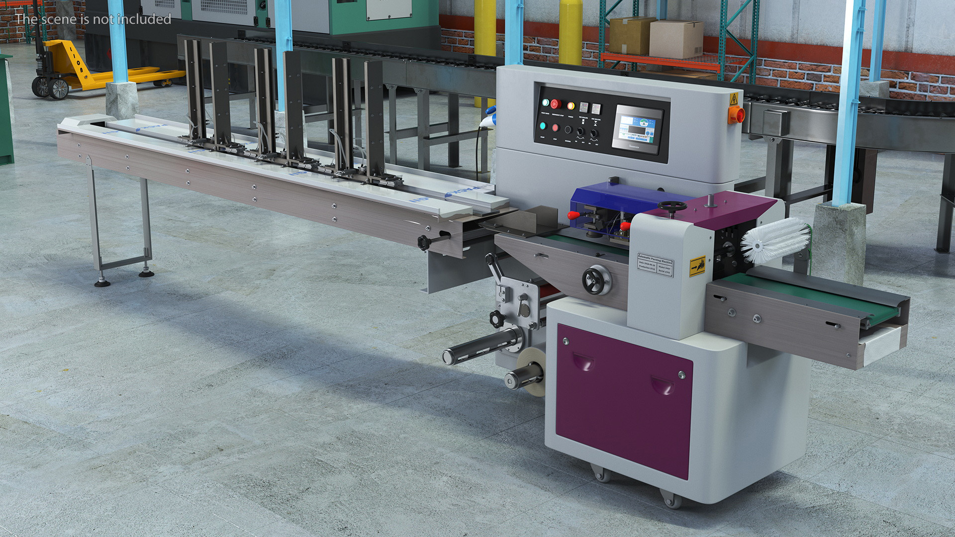 Automatic Packing Line Machine Fur 3D model