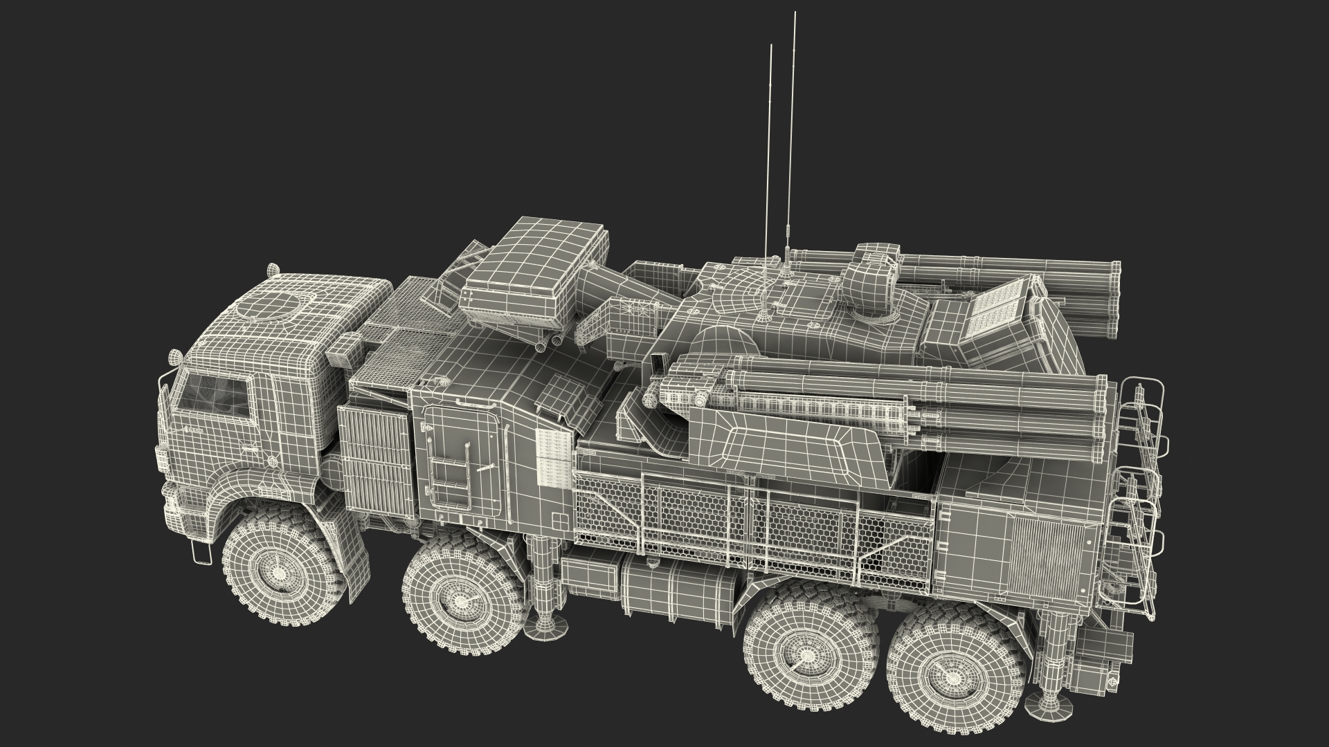 3D model SAM Pantsir S1 SA-22