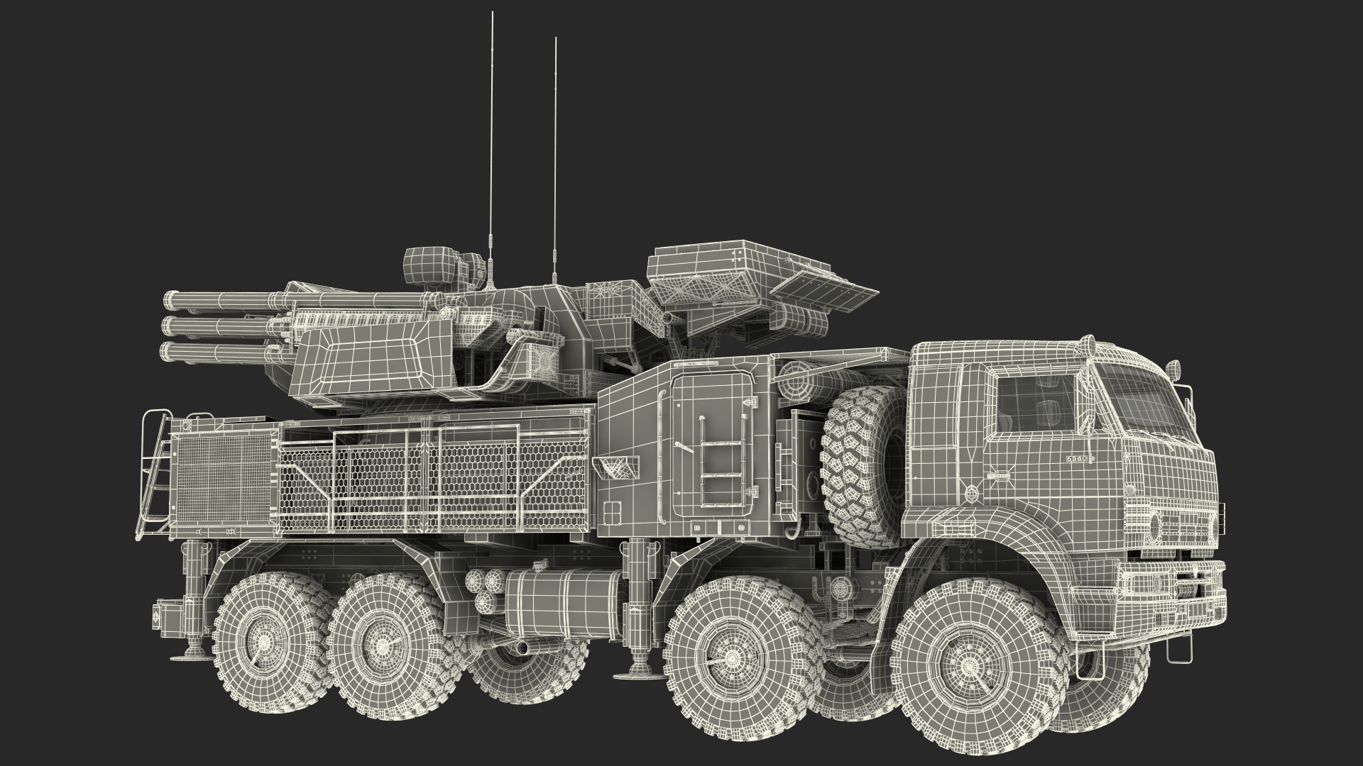3D model SAM Pantsir S1 SA-22