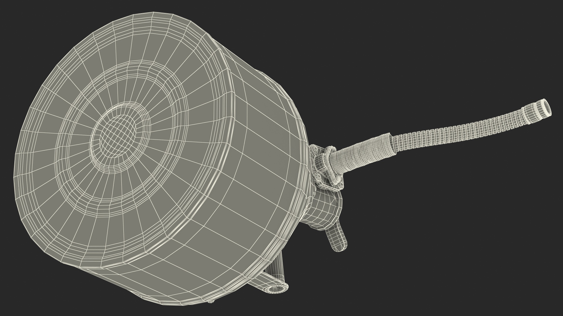 3D model Safety Fuel Can One Gallon Red