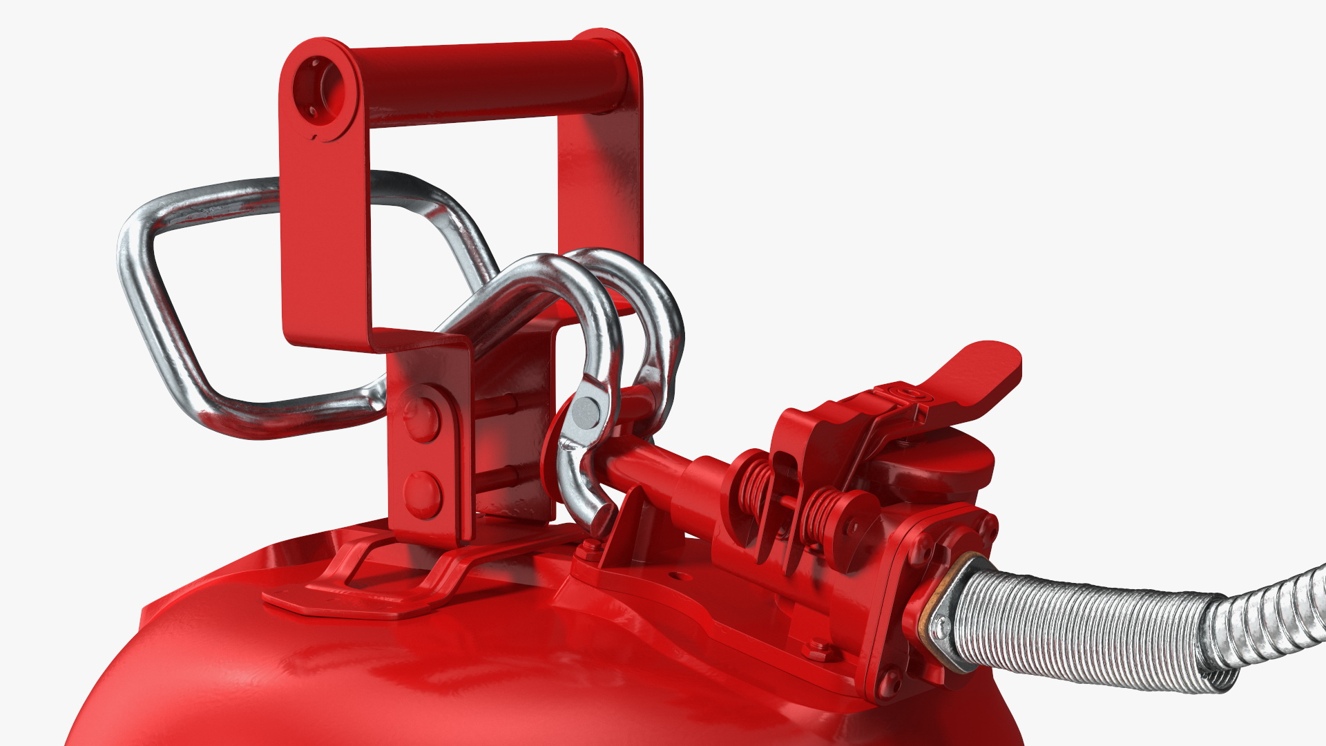 3D model Safety Fuel Can One Gallon Red
