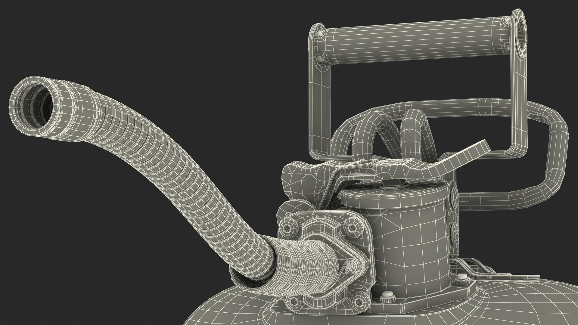 3D model Safety Fuel Can One Gallon Red