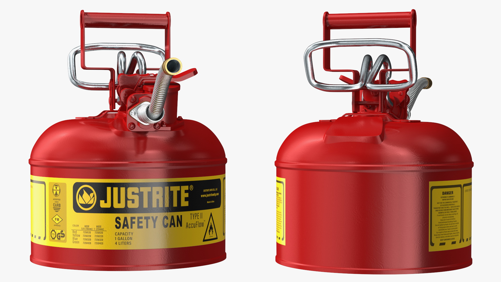 3D model Safety Fuel Can One Gallon Red