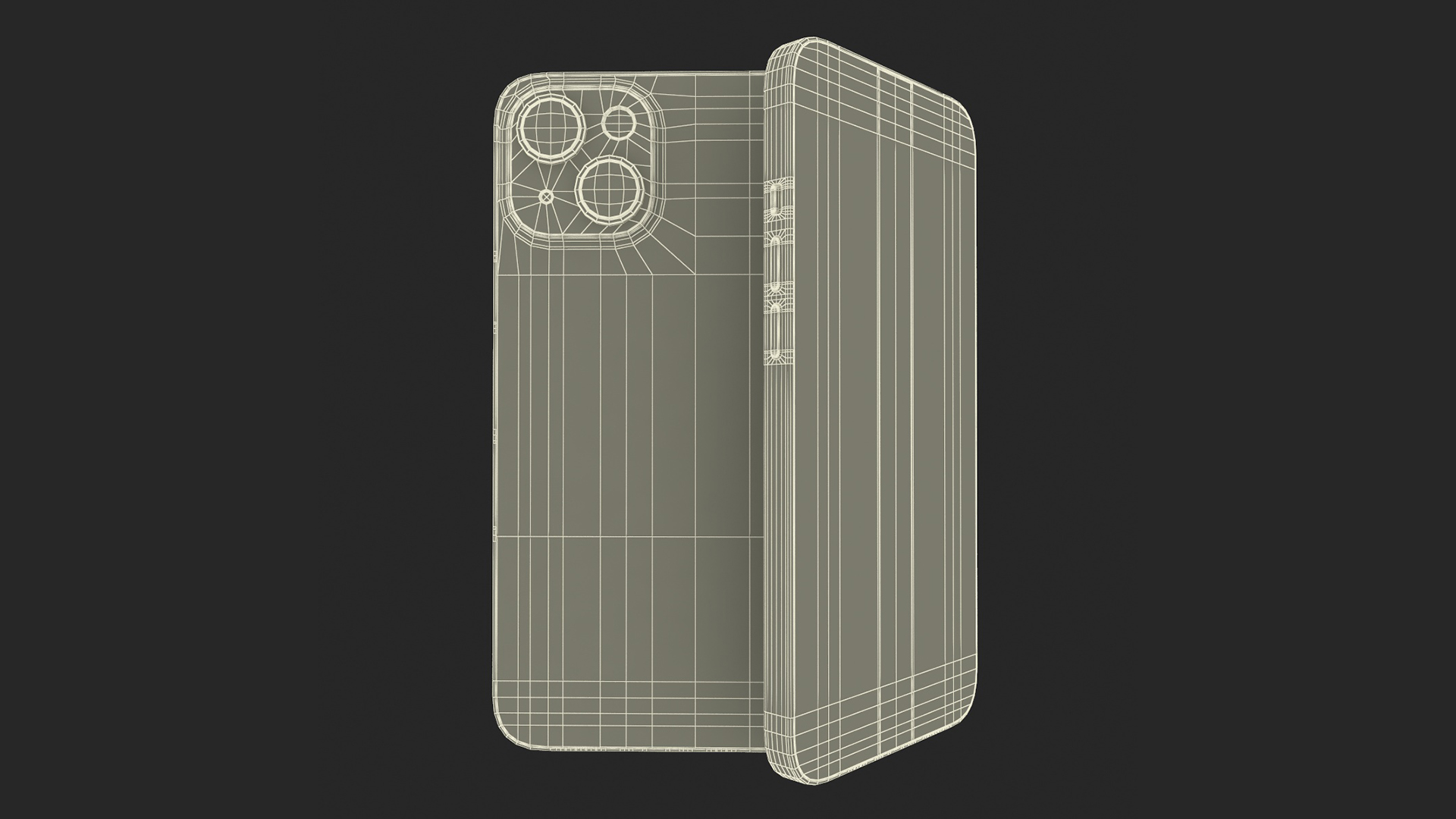 3D Green IPhone 15 Plus Damaged model