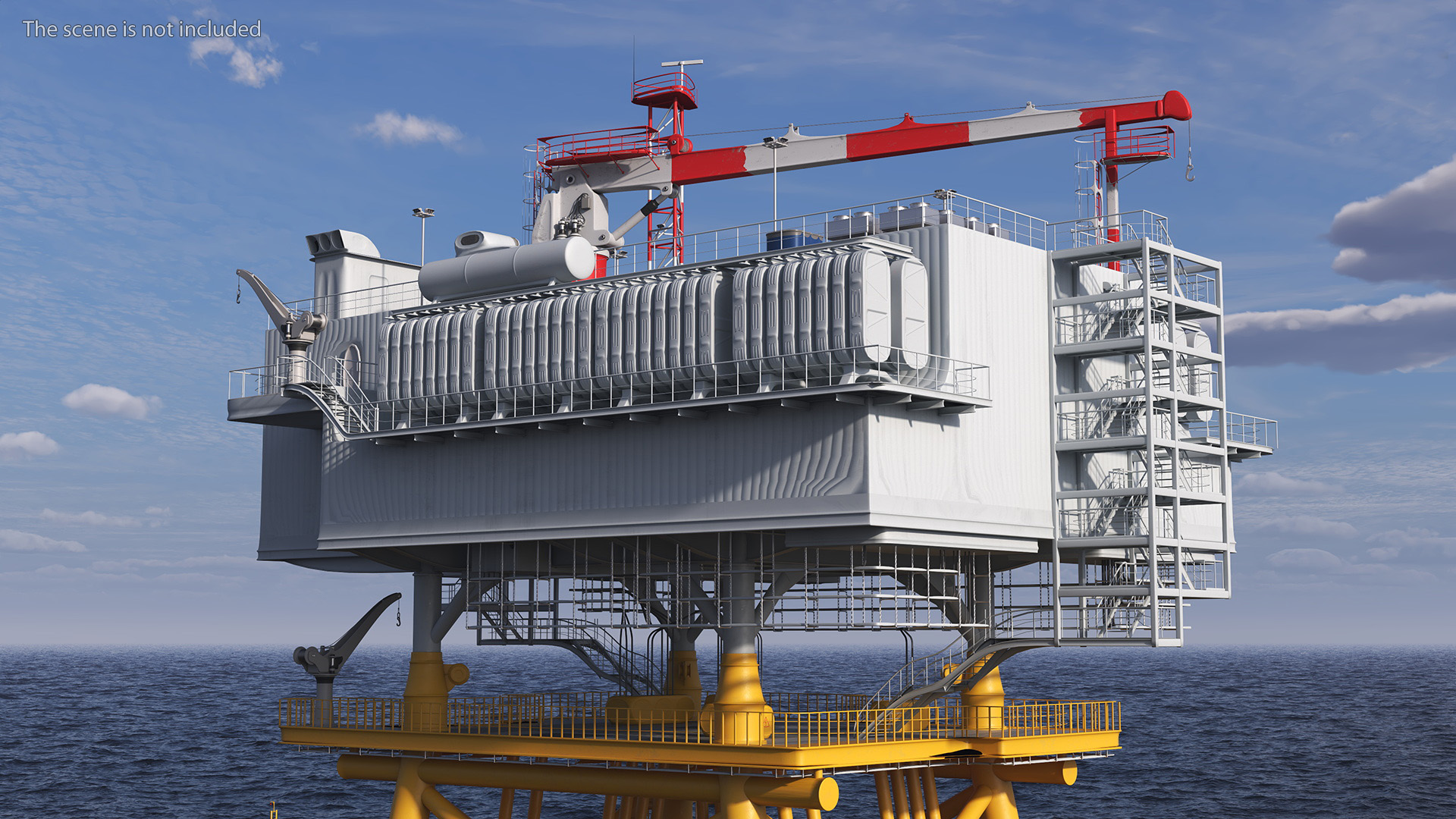 3D Voltaire Jack Up Vessels Offshore Wind Farm Installation