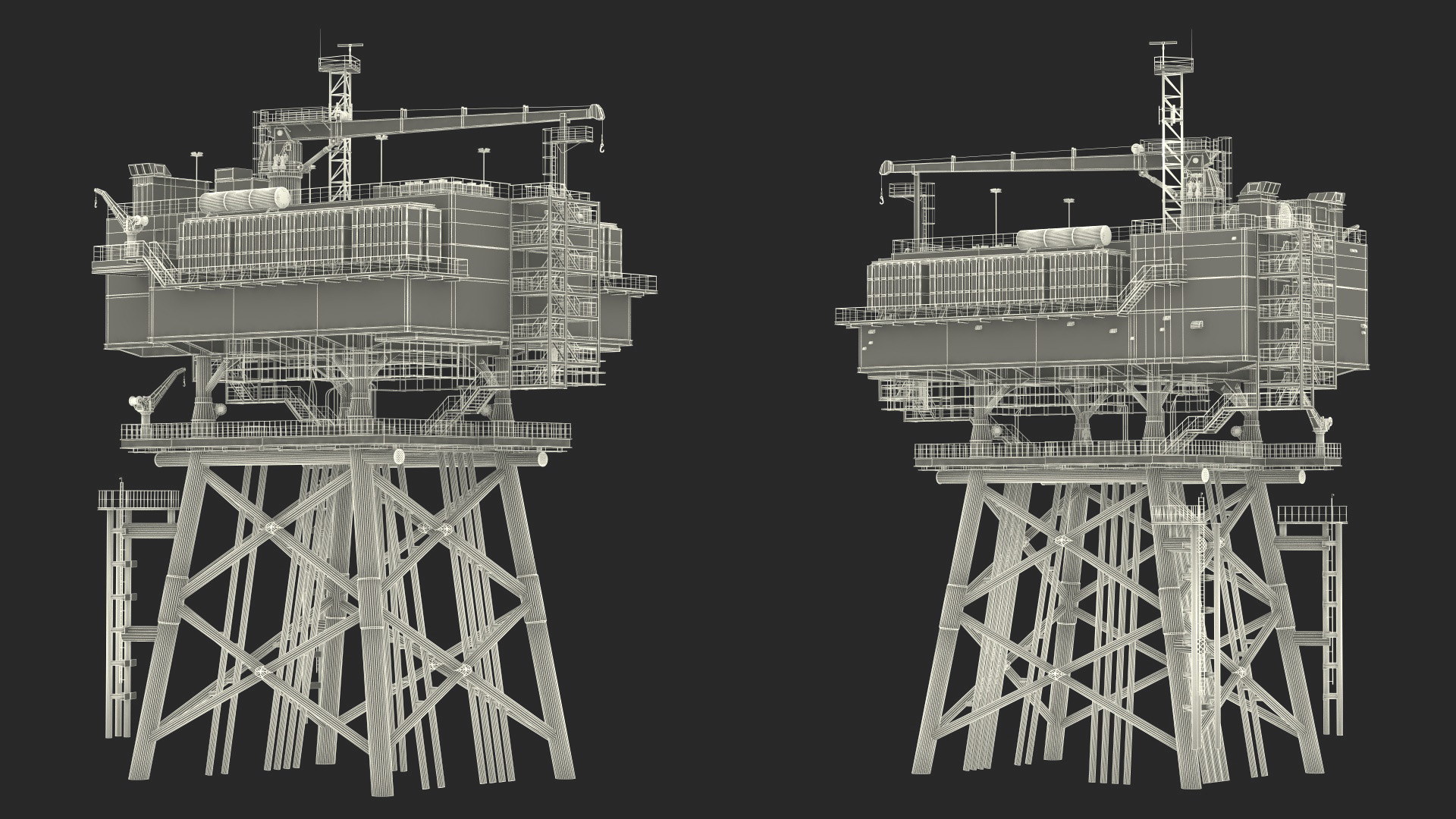3D Voltaire Jack Up Vessels Offshore Wind Farm Installation