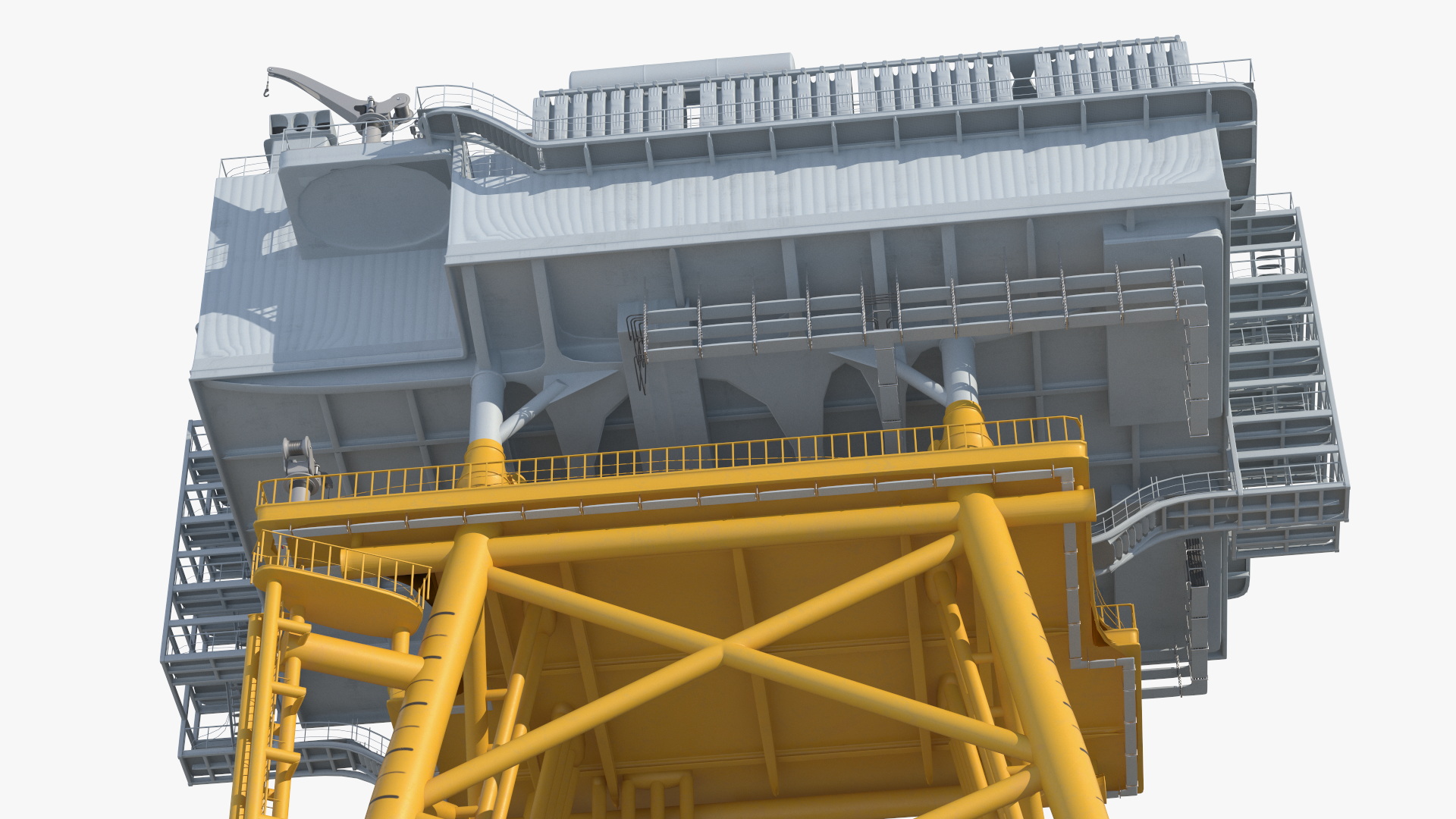 3D Voltaire Jack Up Vessels Offshore Wind Farm Installation