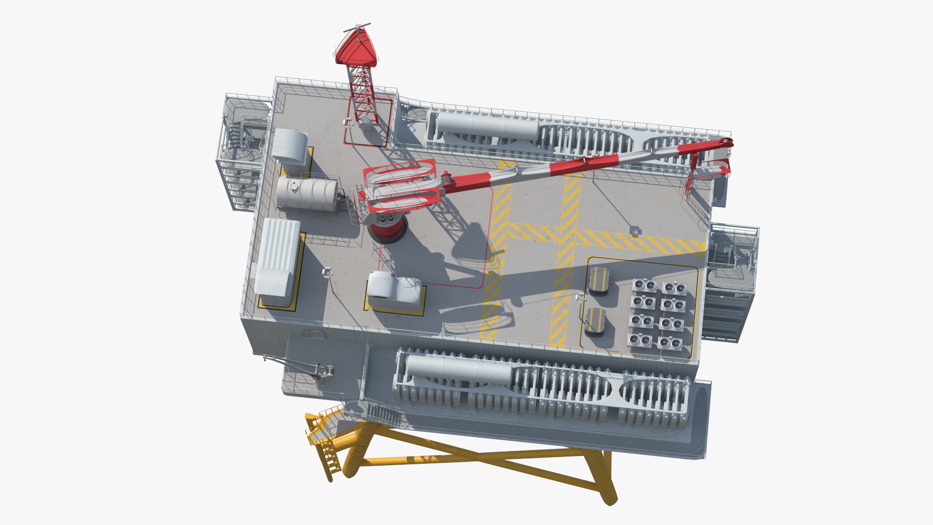3D Voltaire Jack Up Vessels Offshore Wind Farm Installation