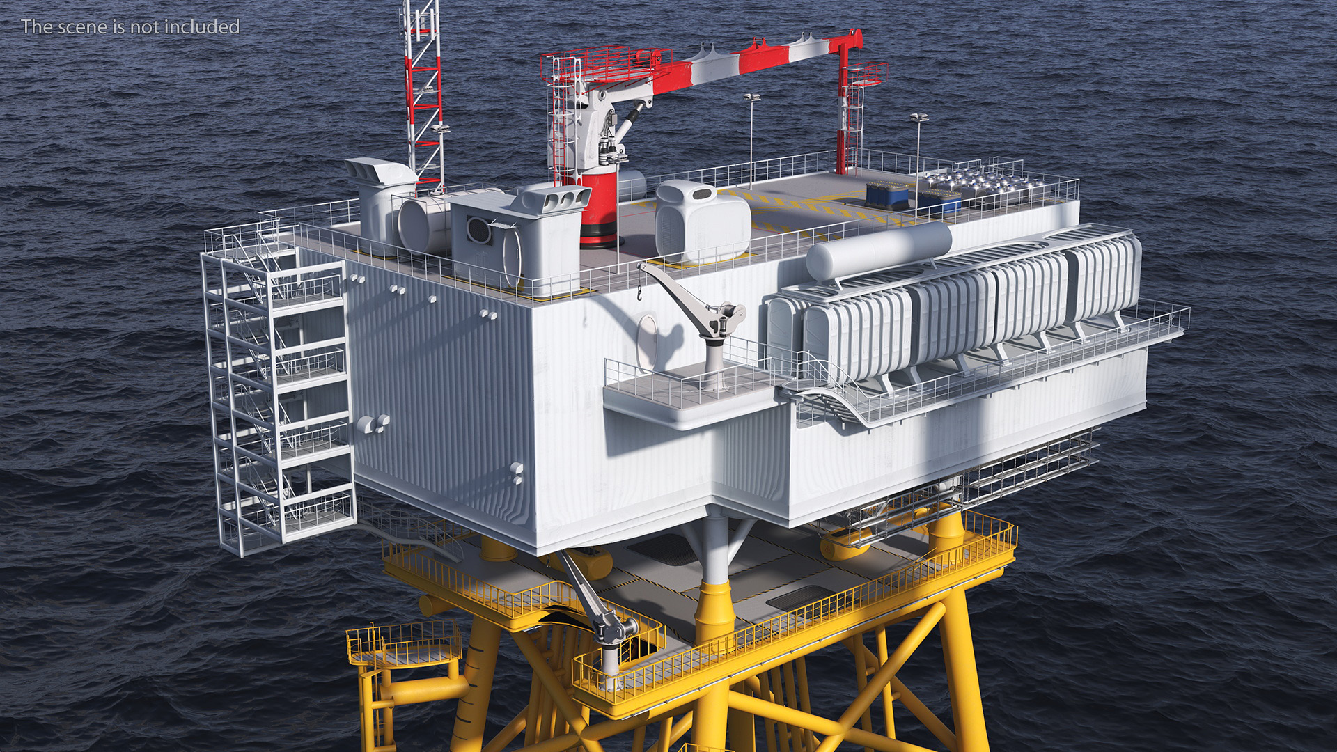 3D Voltaire Jack Up Vessels Offshore Wind Farm Installation