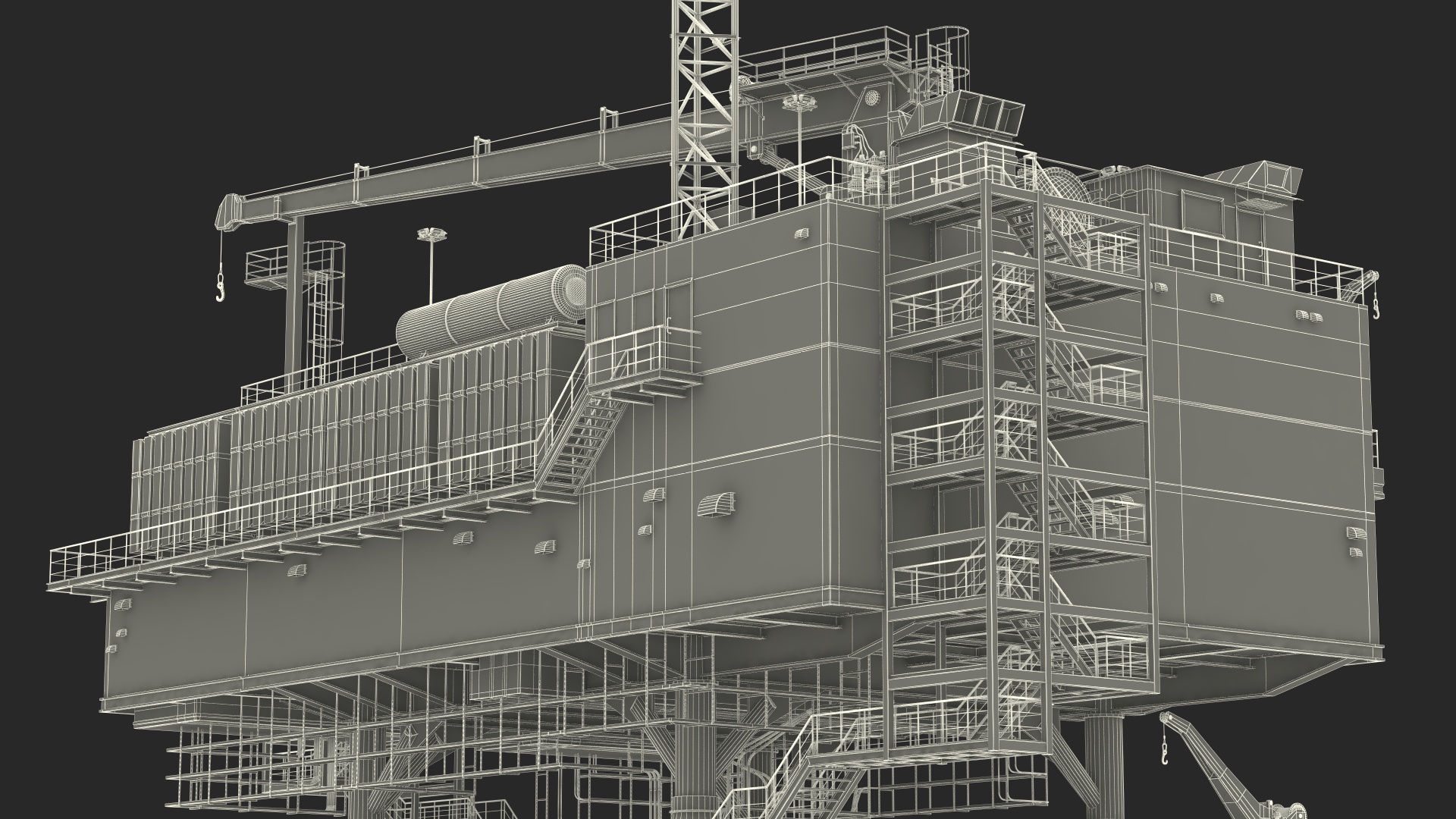 3D Voltaire Jack Up Vessels Offshore Wind Farm Installation