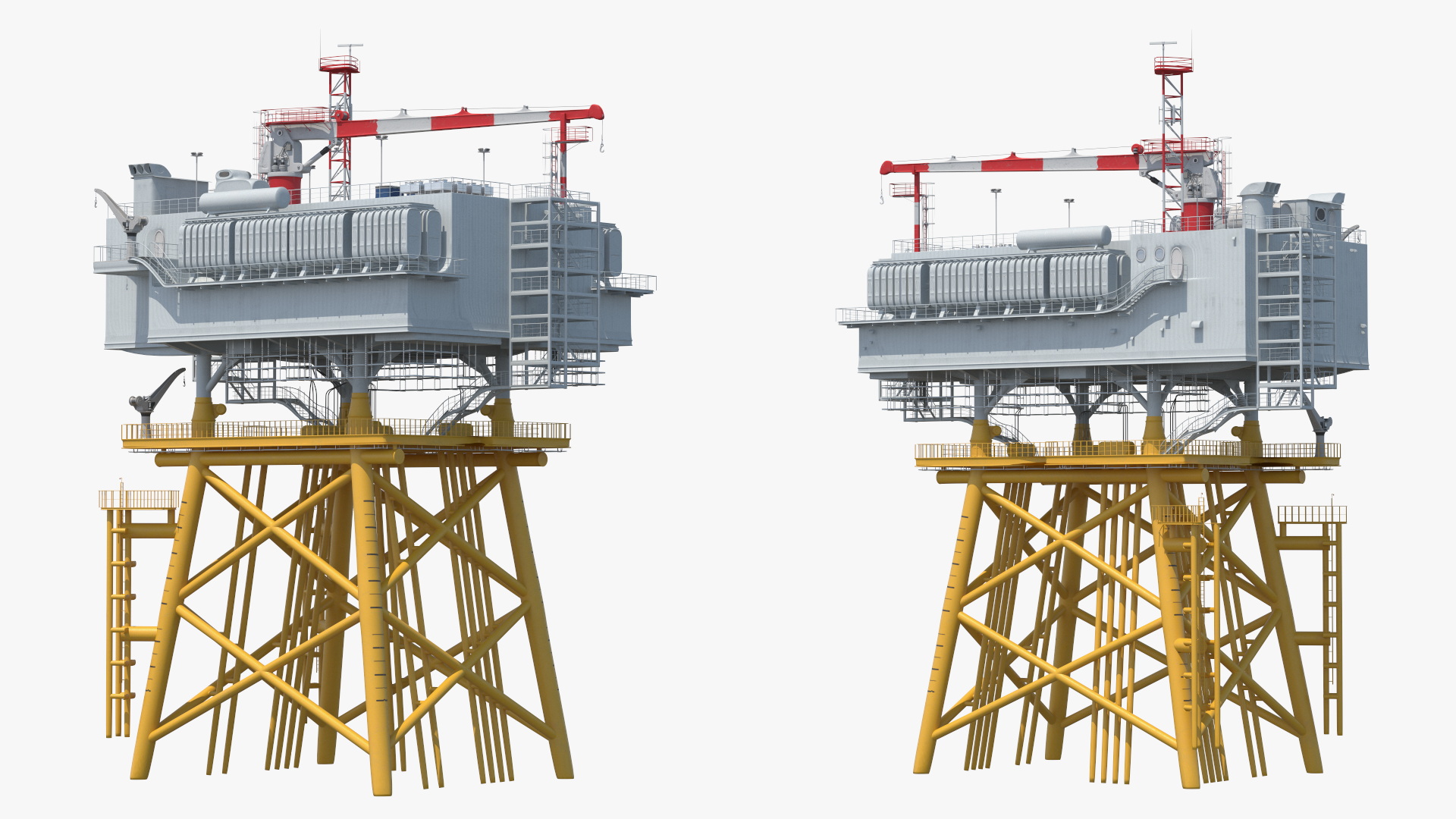 3D Voltaire Jack Up Vessels Offshore Wind Farm Installation