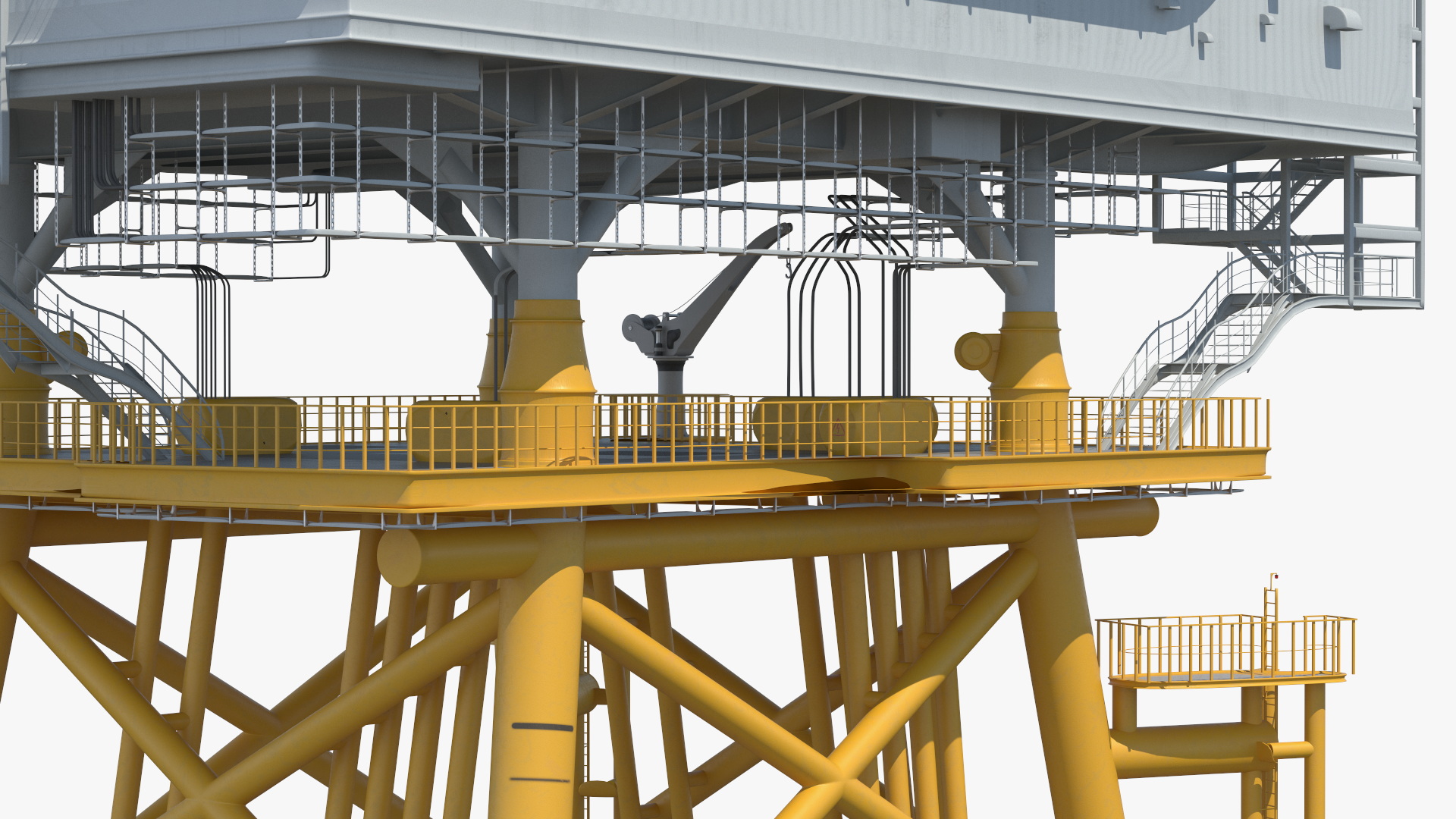 3D Voltaire Jack Up Vessels Offshore Wind Farm Installation