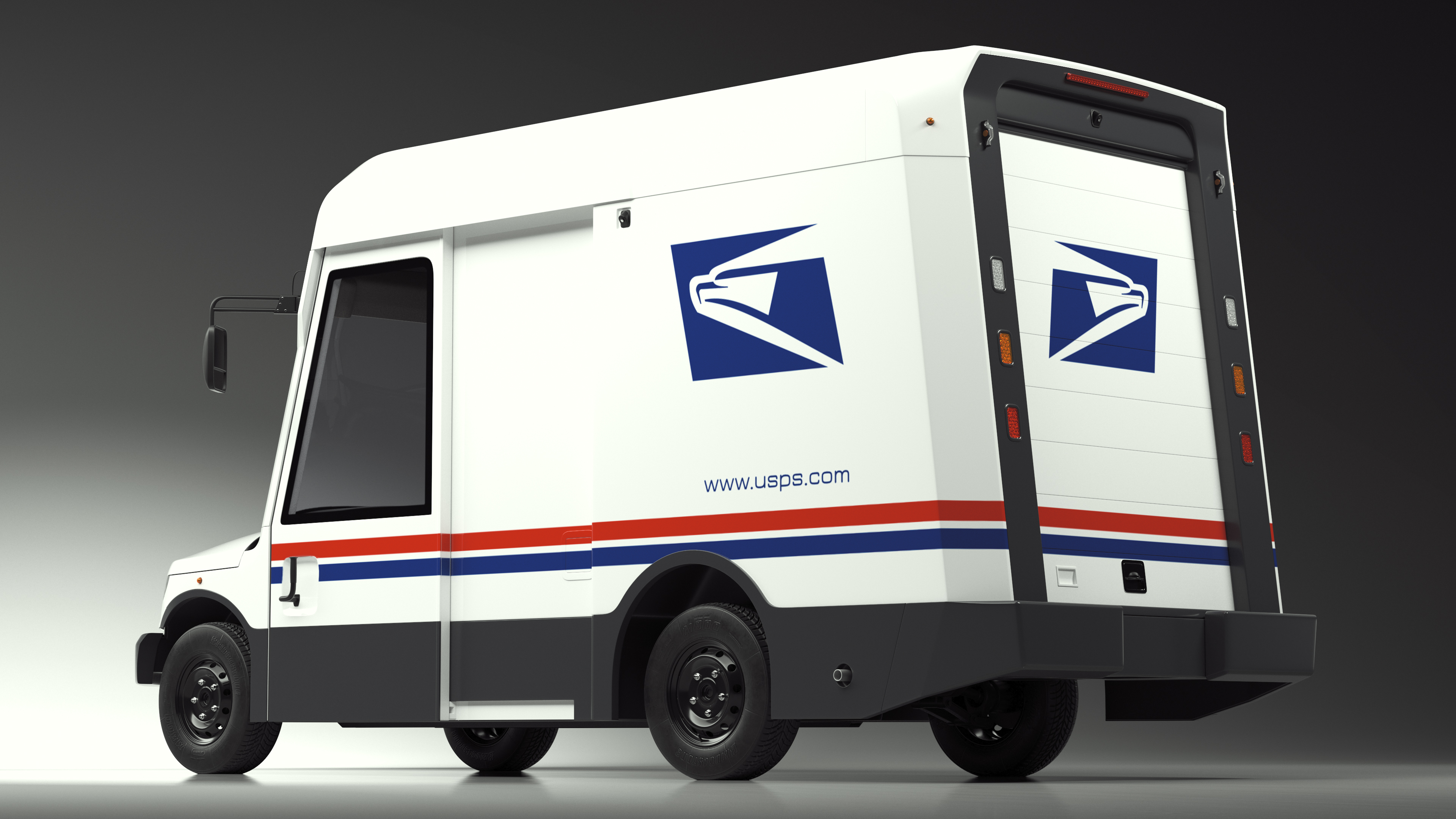 Next Generation US Mail Truck 3D model