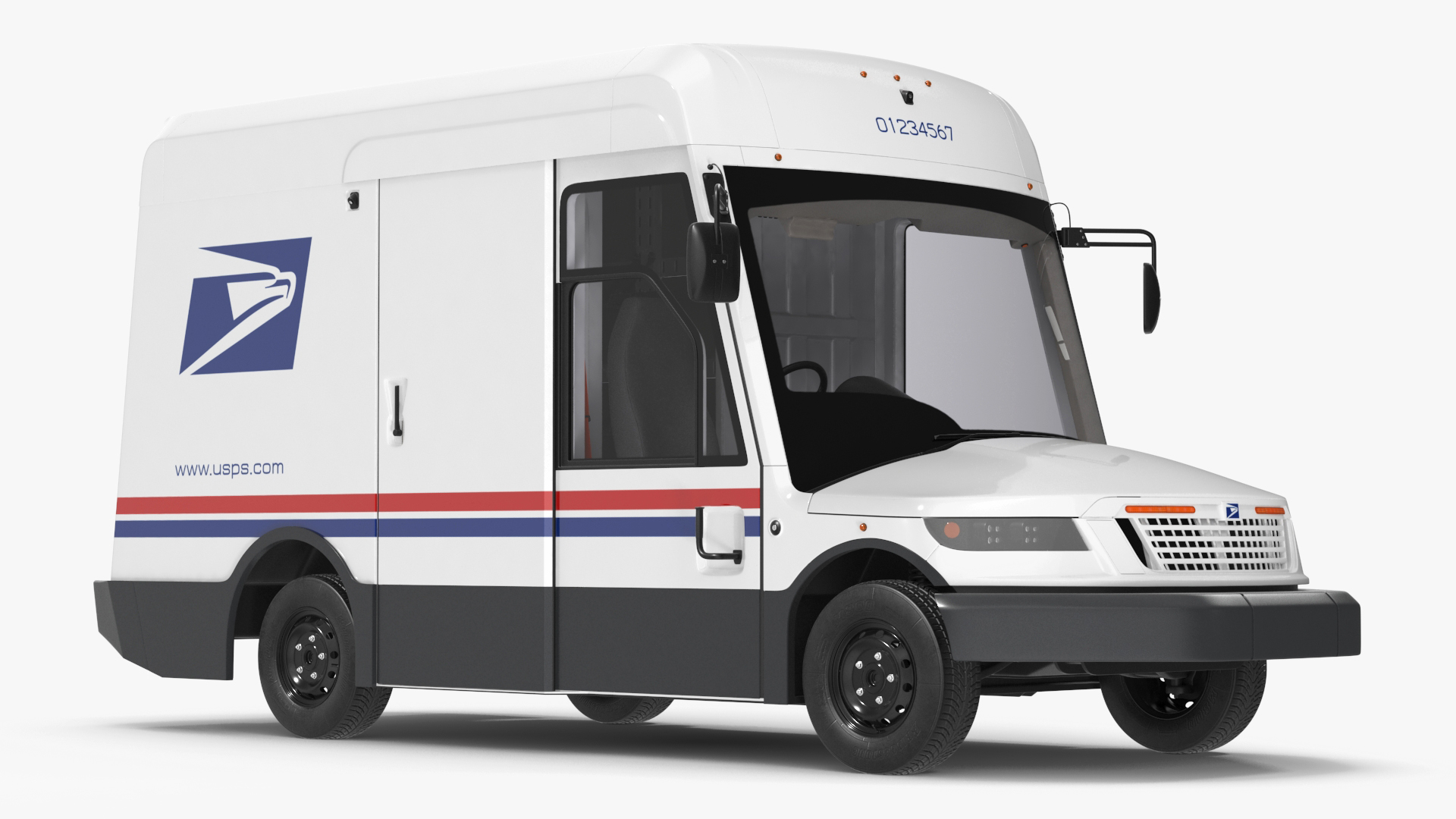 Next Generation US Mail Truck 3D model