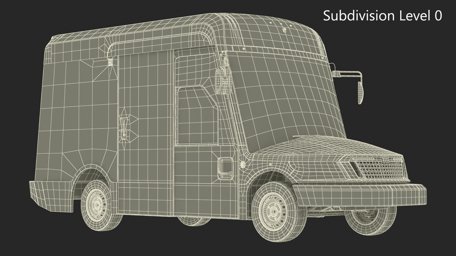 Next Generation US Mail Truck 3D model