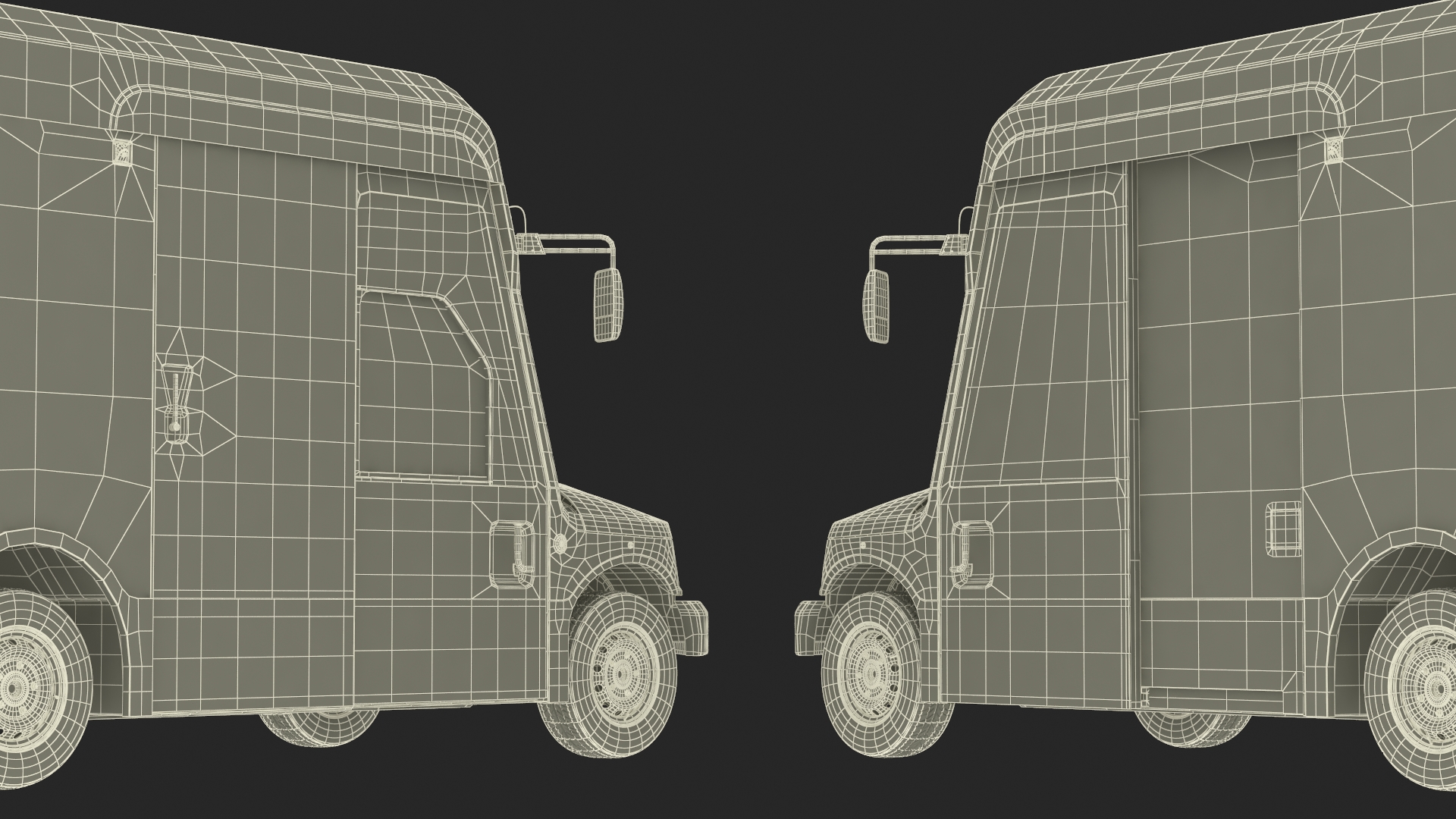 Next Generation US Mail Truck 3D model