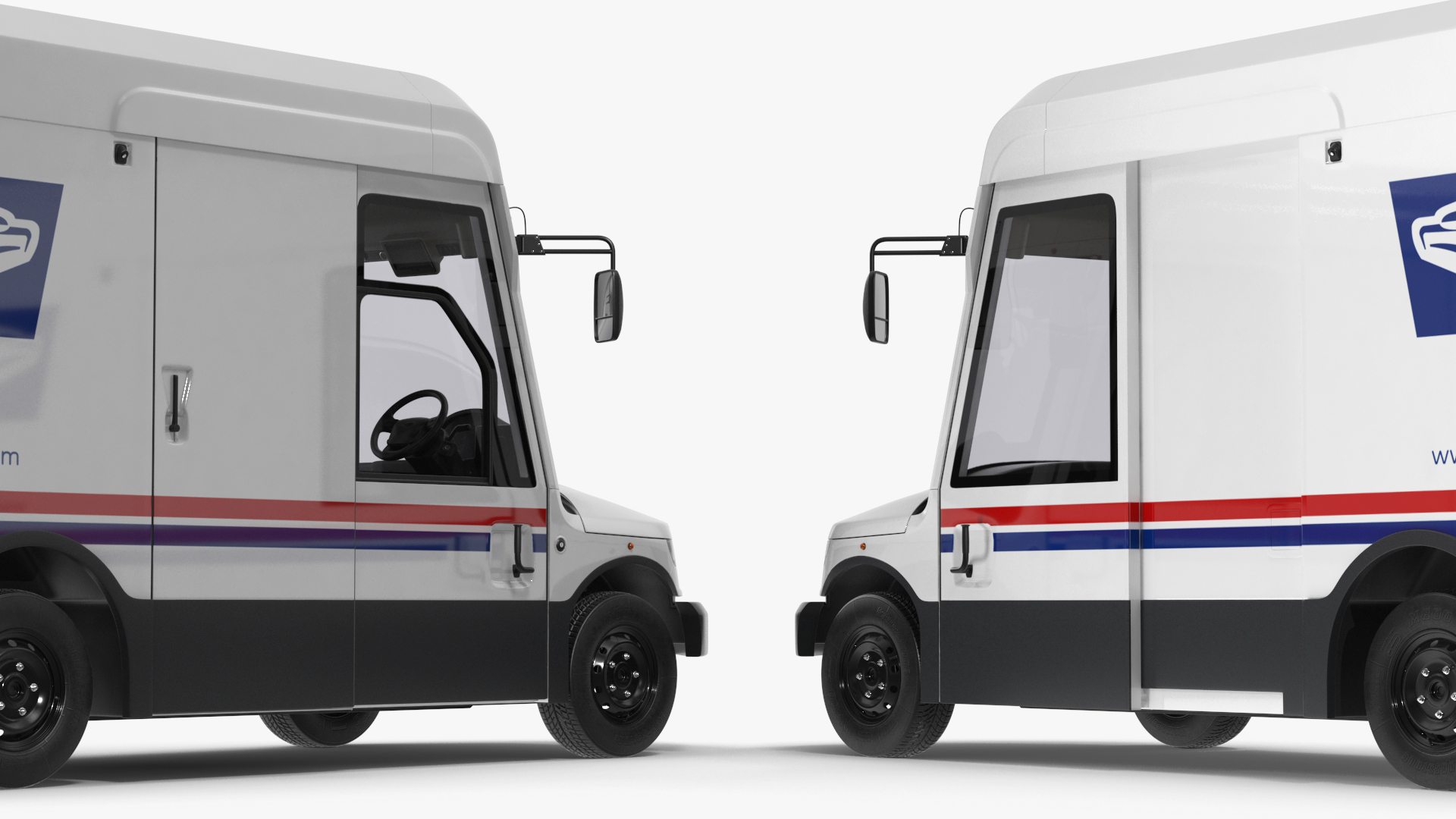 Next Generation US Mail Truck 3D model