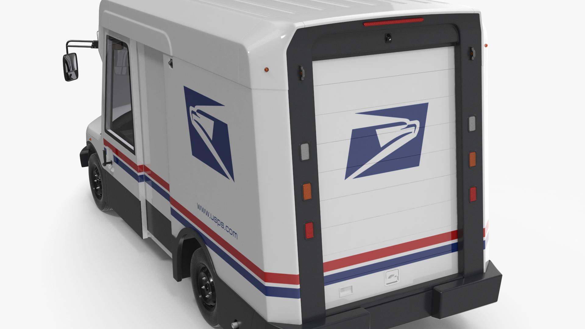 Next Generation US Mail Truck 3D model