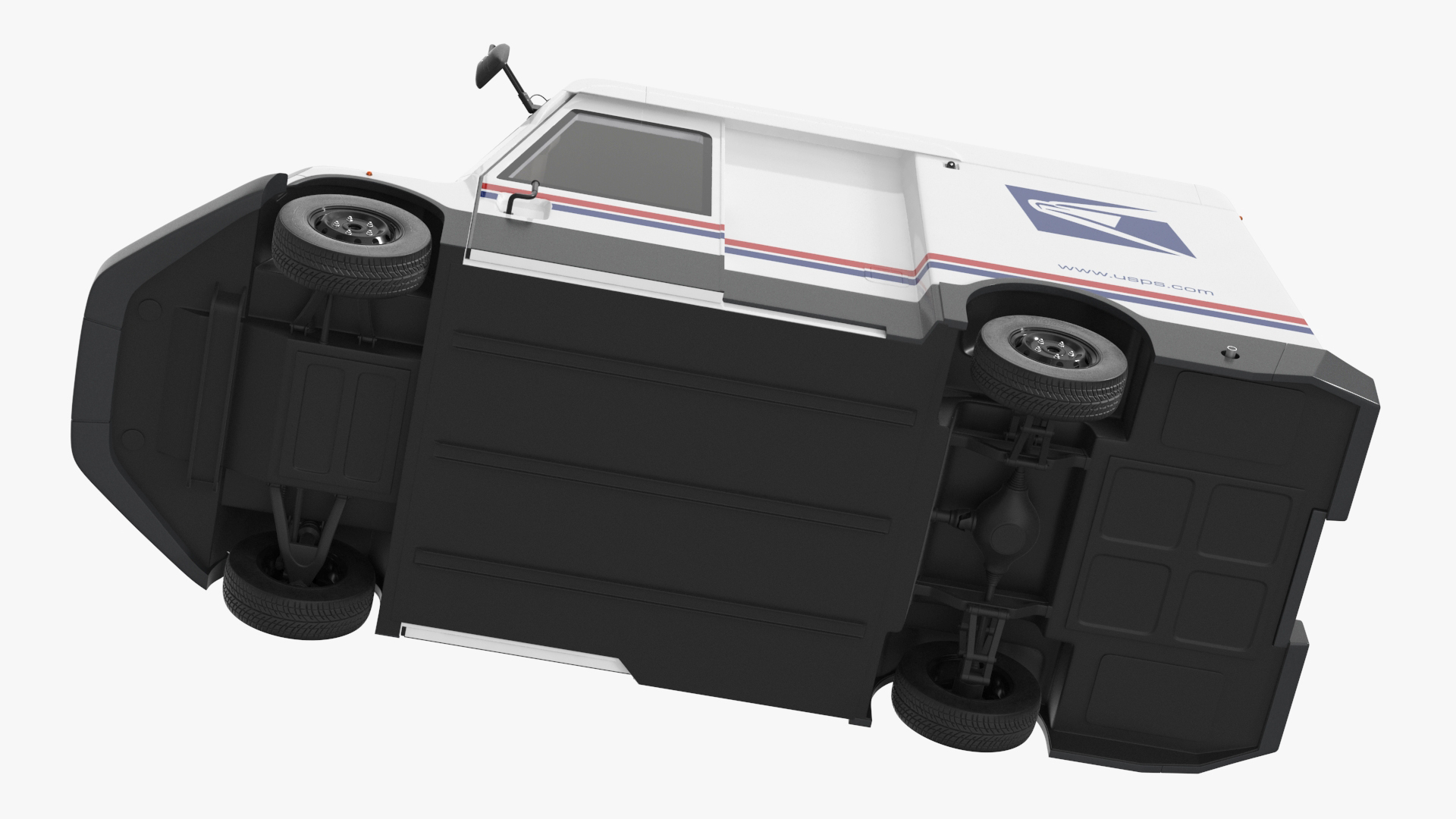 Next Generation US Mail Truck 3D model