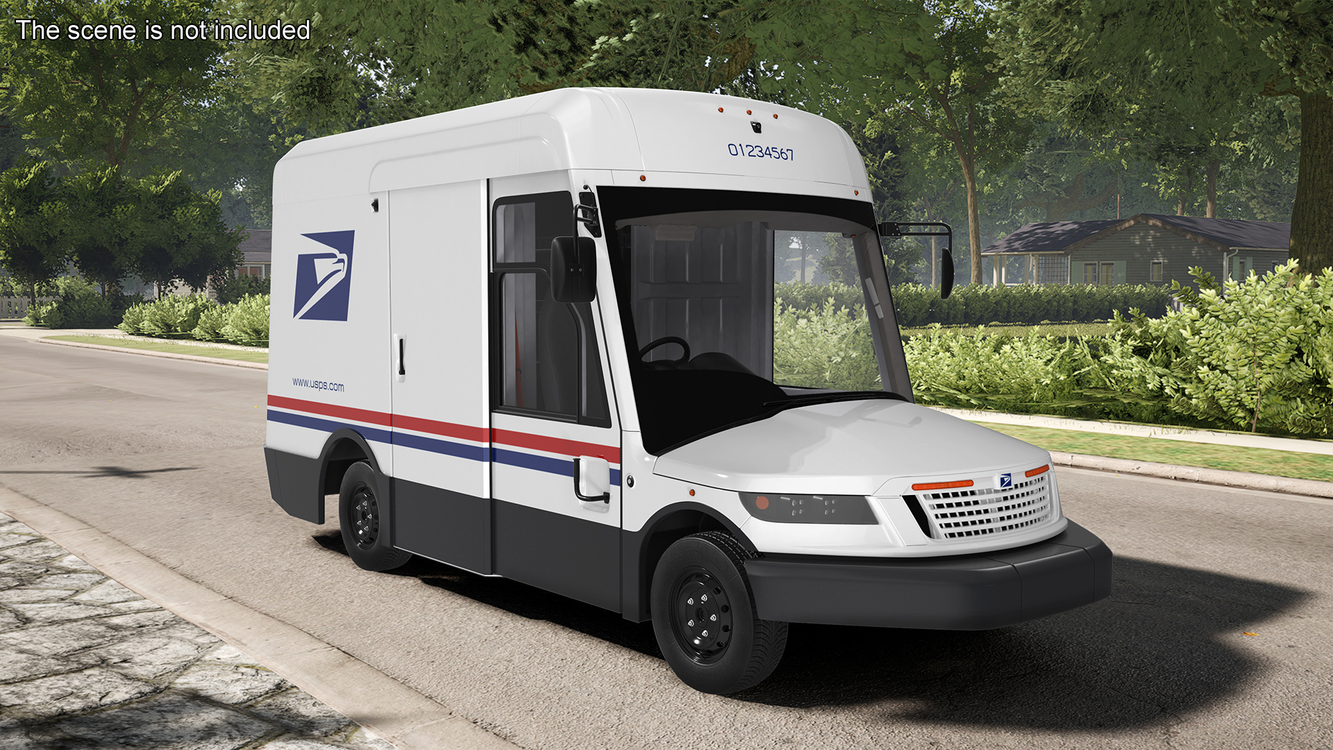 Next Generation US Mail Truck 3D model