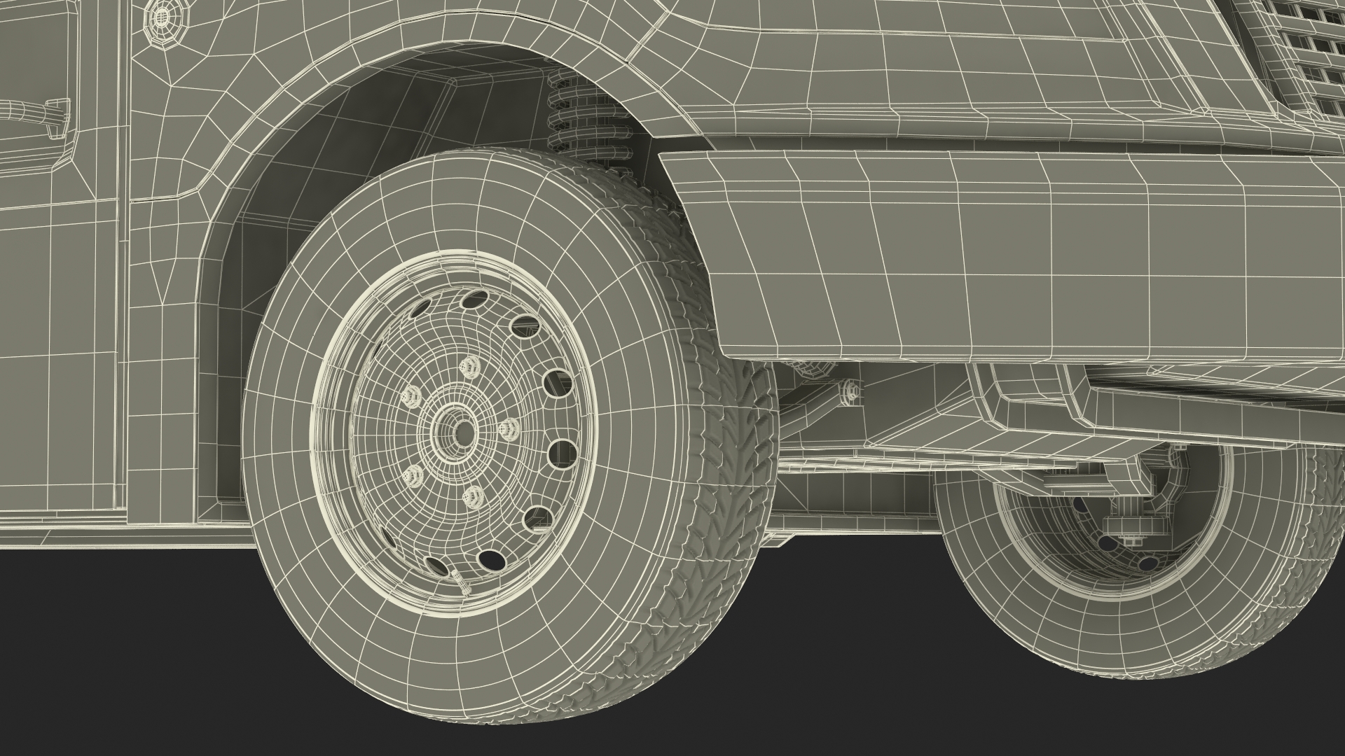 Next Generation US Mail Truck 3D model