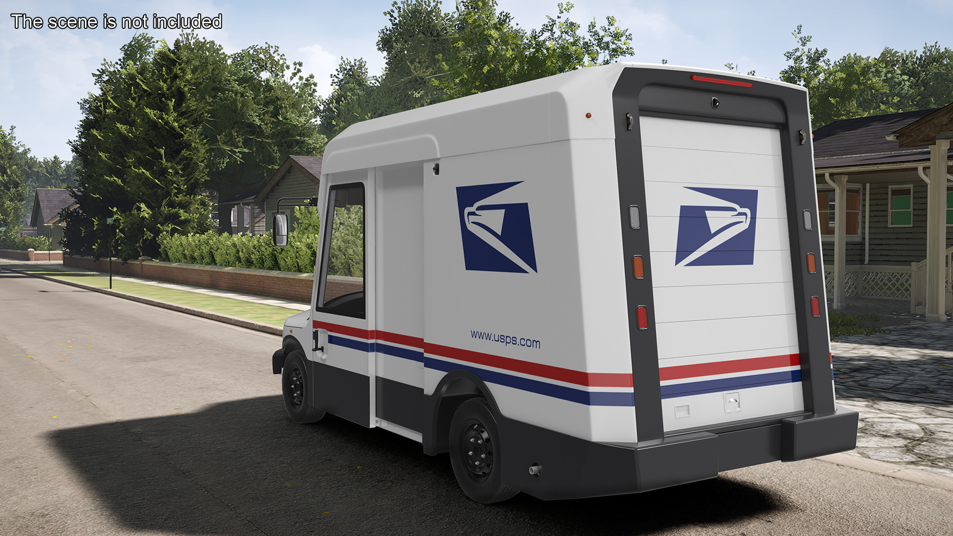 Next Generation US Mail Truck 3D model