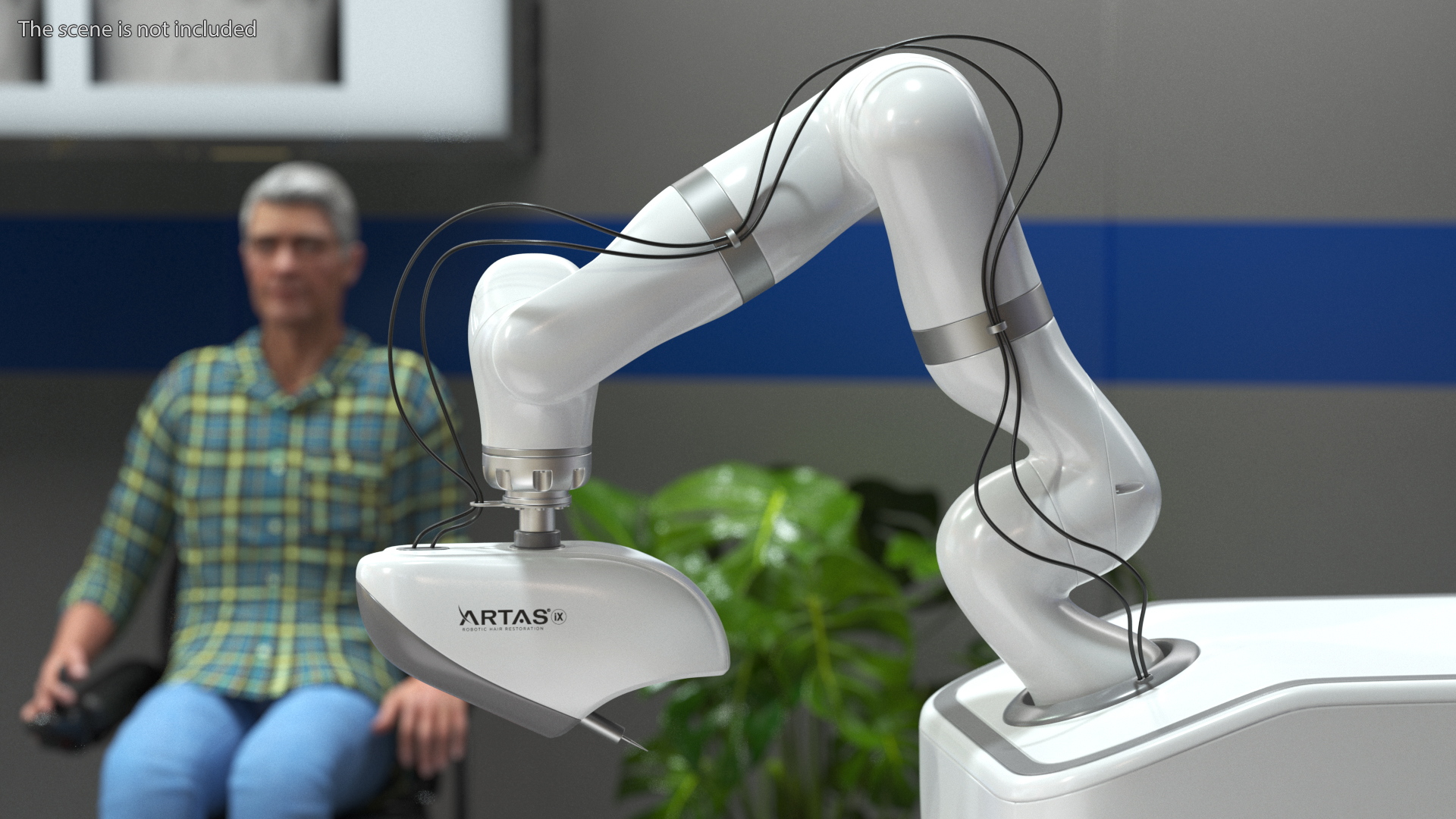 3D ARTAS Robotic Hair Restoration Rigged for Maya
