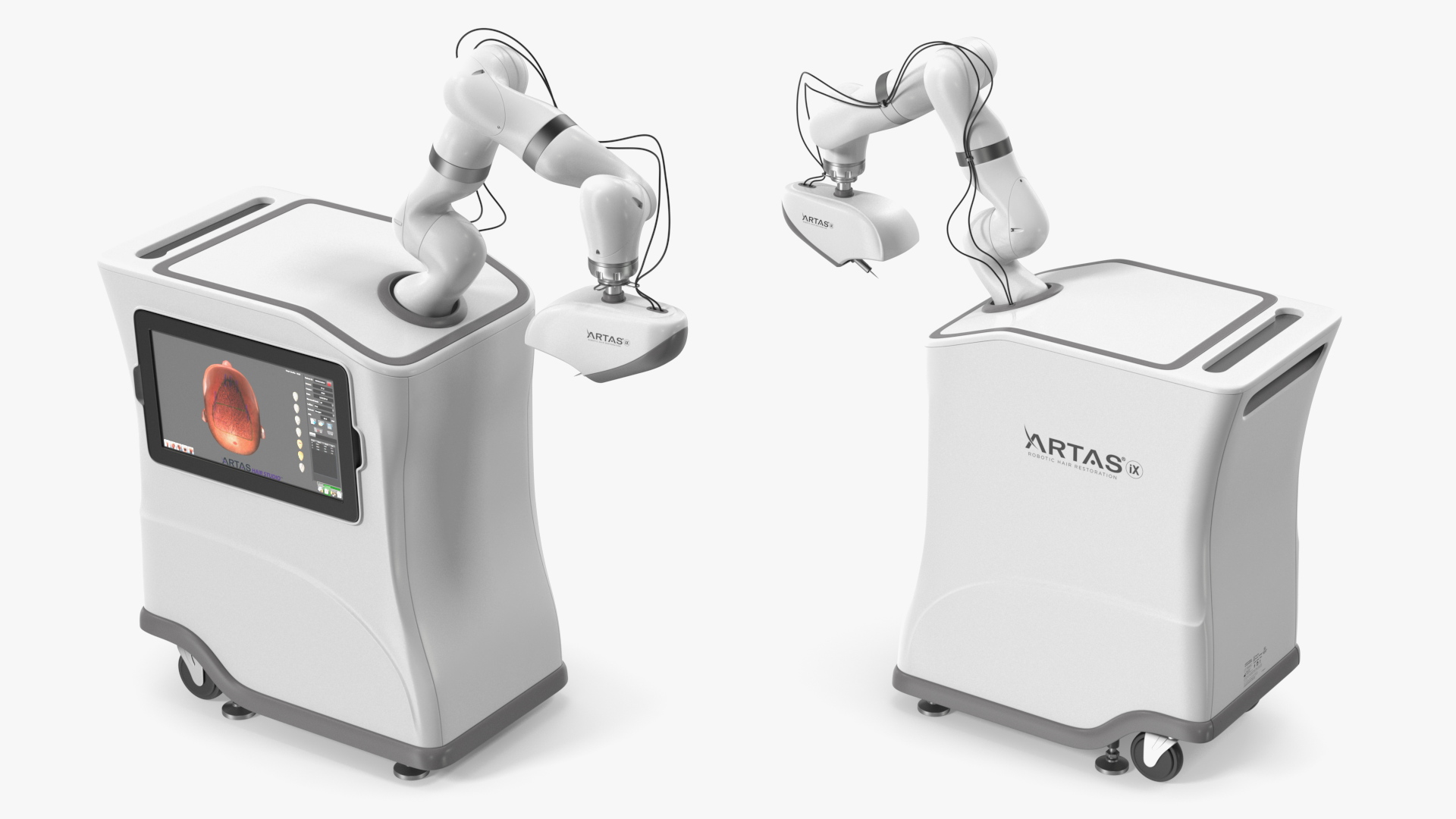 3D ARTAS Robotic Hair Restoration Rigged for Maya