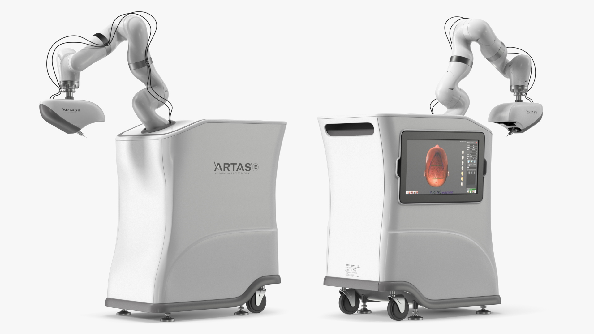 3D ARTAS Robotic Hair Restoration Rigged for Maya