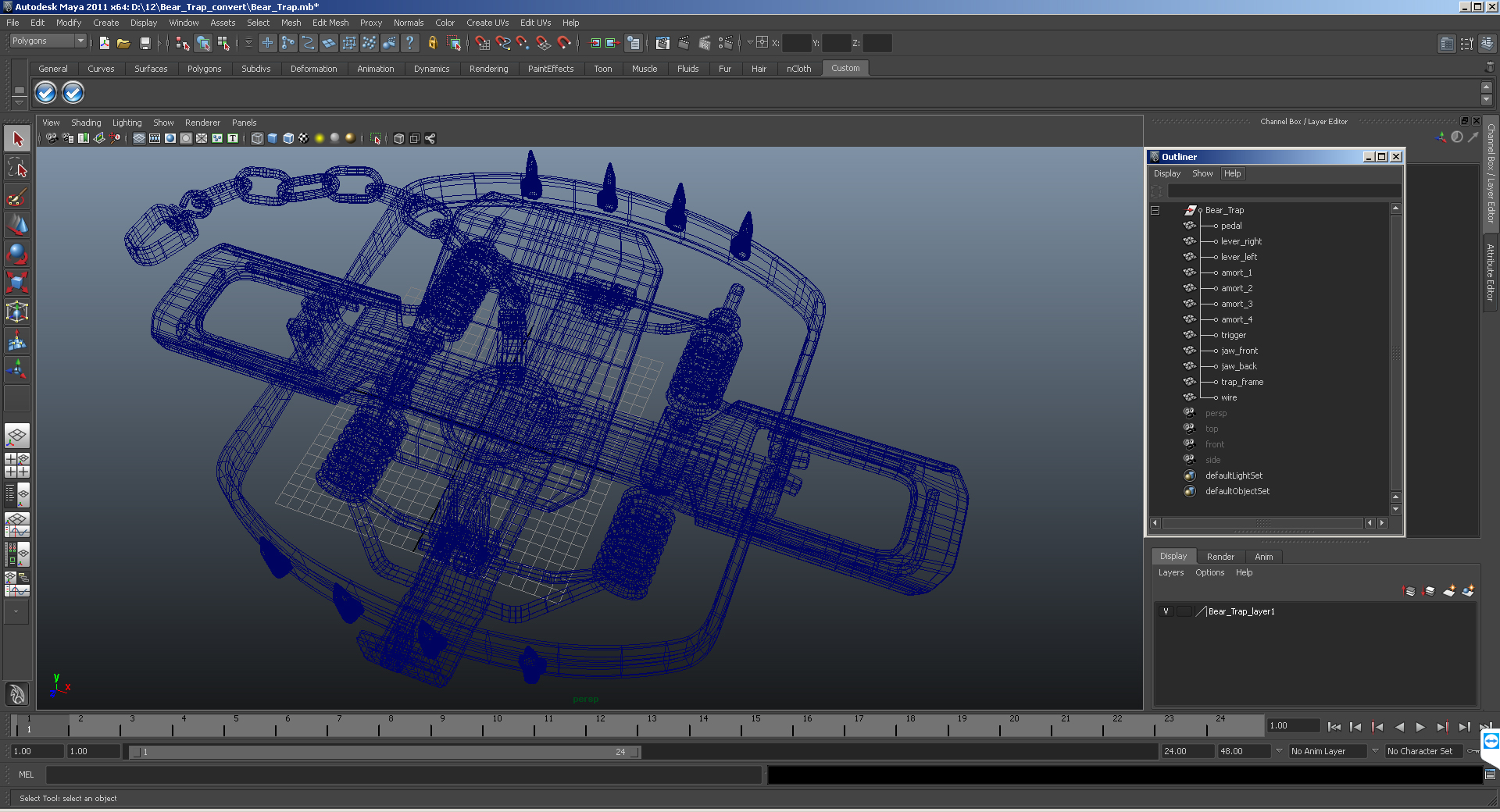 Bear Trap 3D model