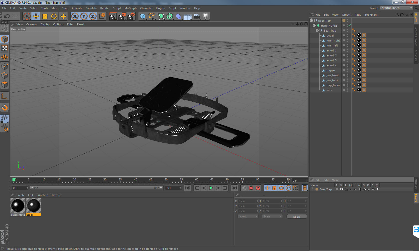 Bear Trap 3D model