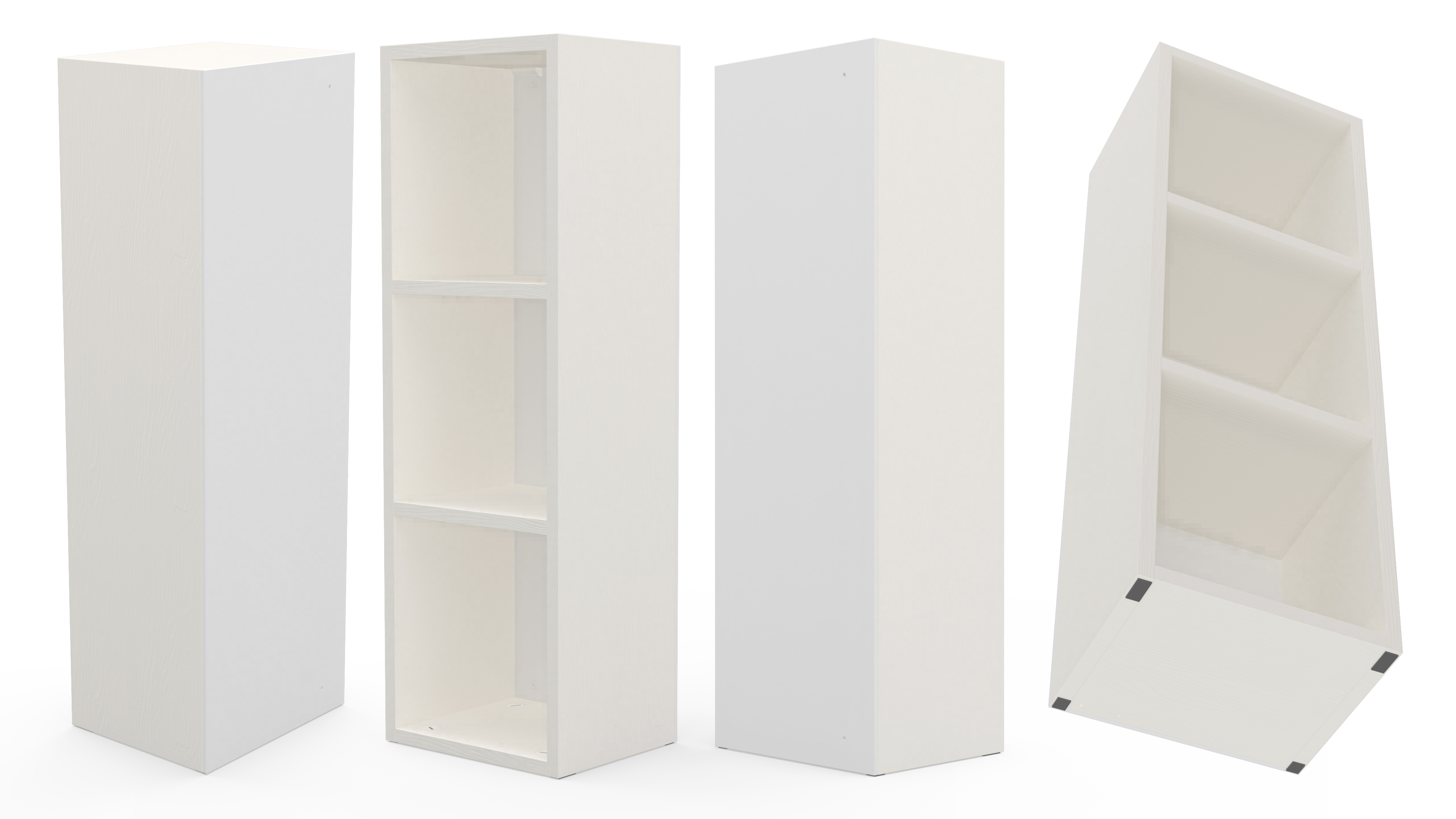 Shelf Unit for Children Room IKEA SMAGORA White 3D