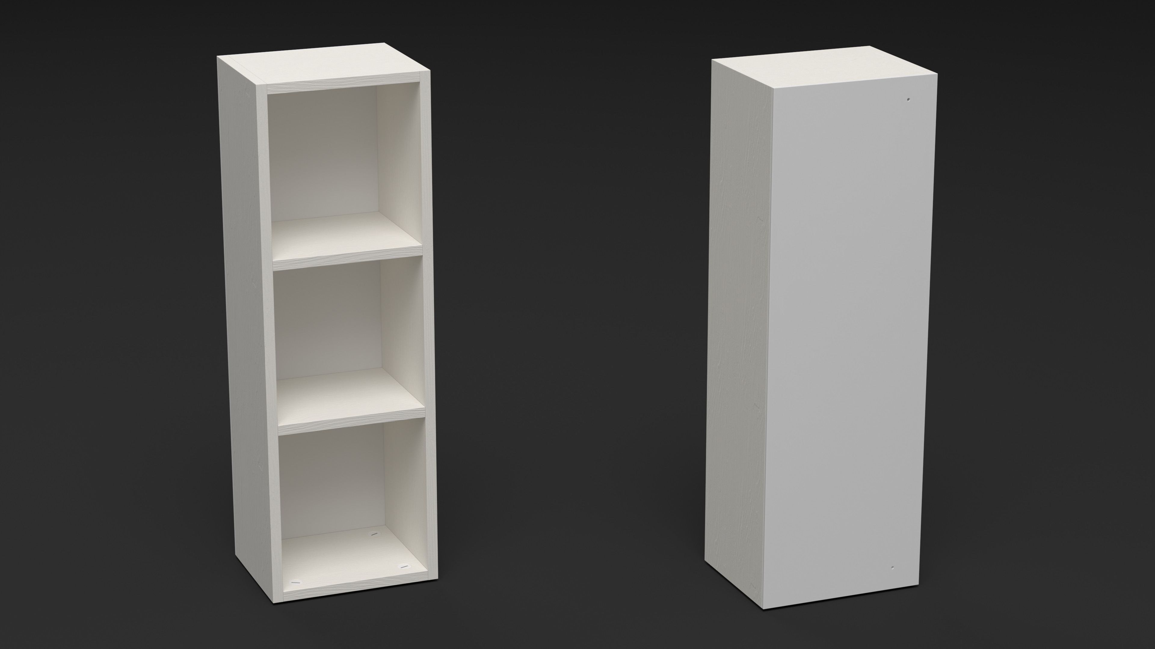 Shelf Unit for Children Room IKEA SMAGORA White 3D