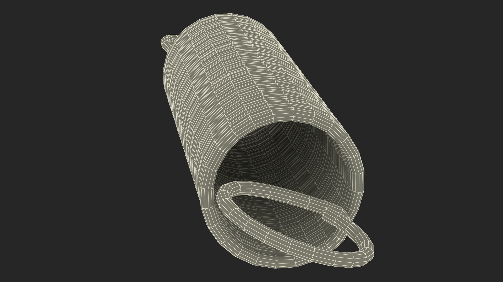 Thin Spring Rusty 3D